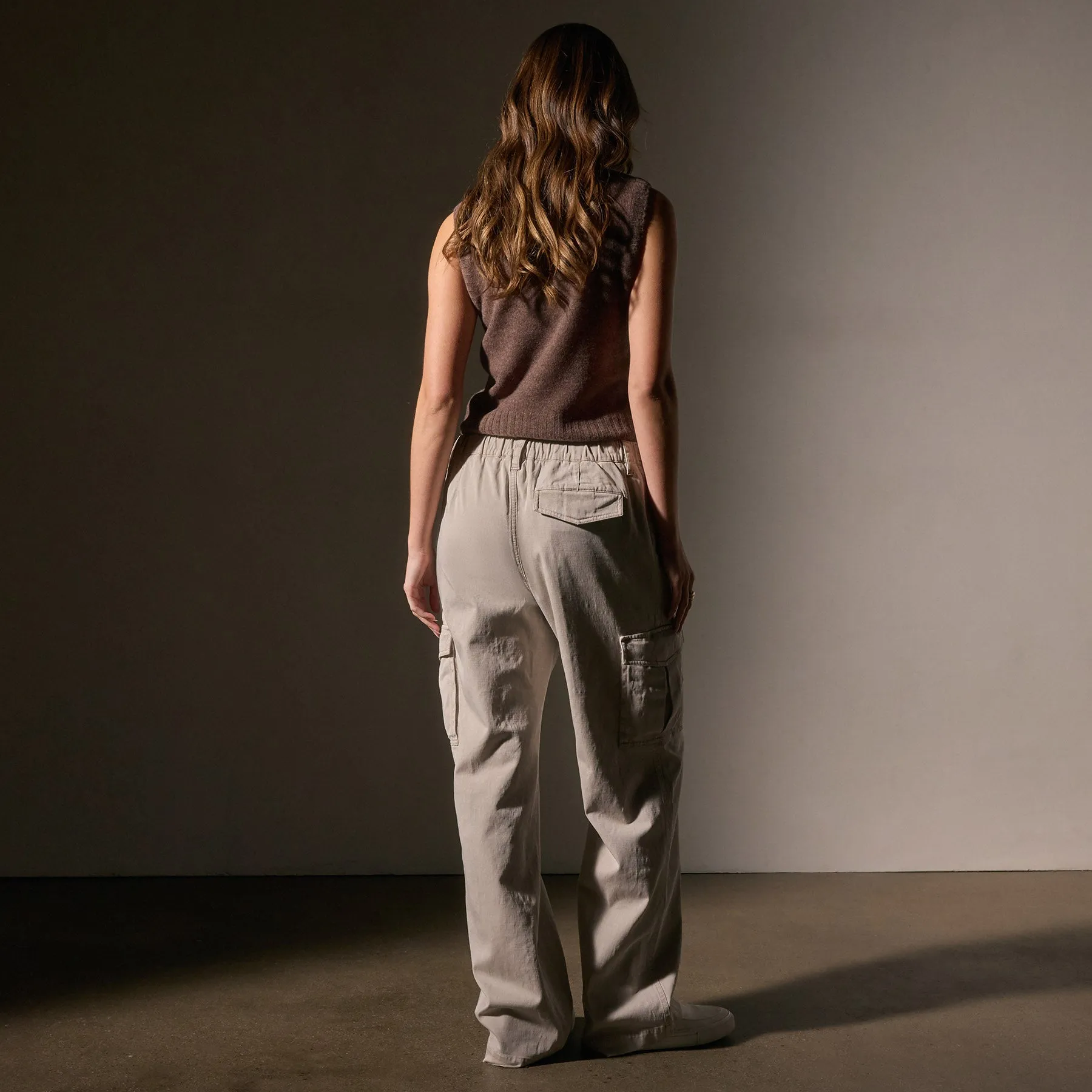 Army Cotton Slub Cargo Pant - Salt Pigment