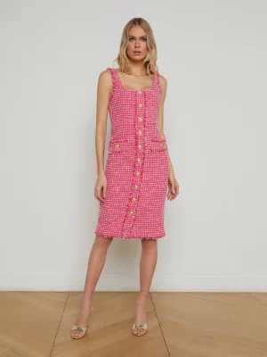 Aya Tweed Midi Dress