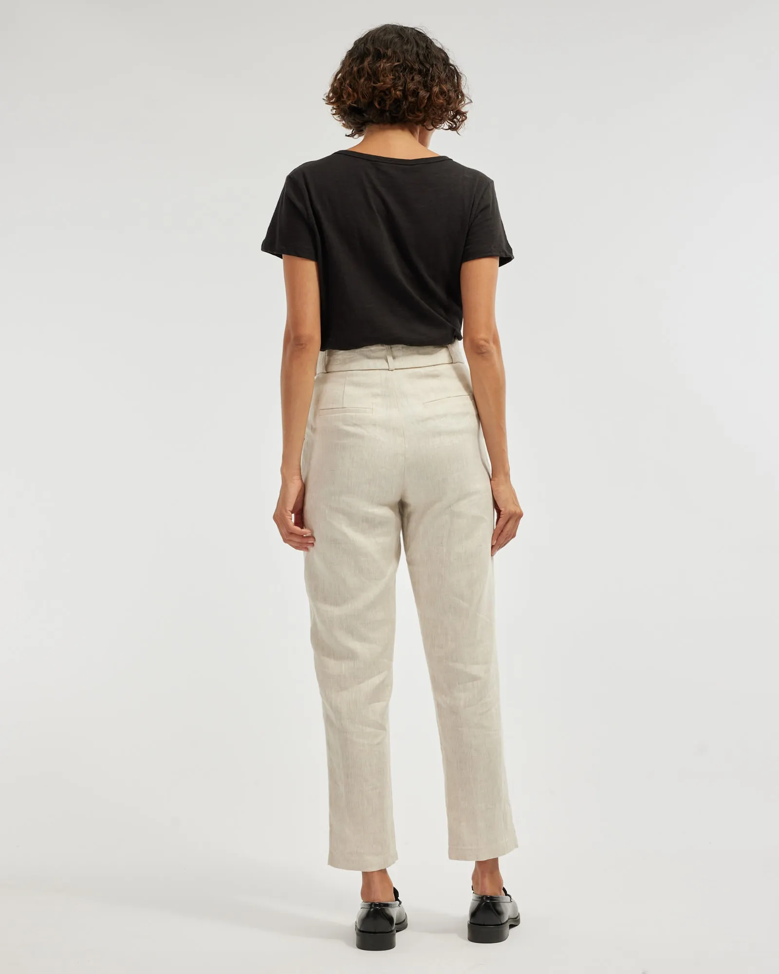 Azure Linen Pant - Natural
