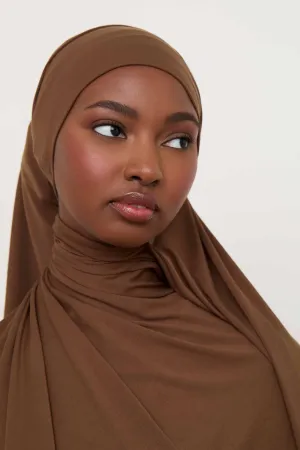 Bamboo Jersey Hijab - Desert Palm