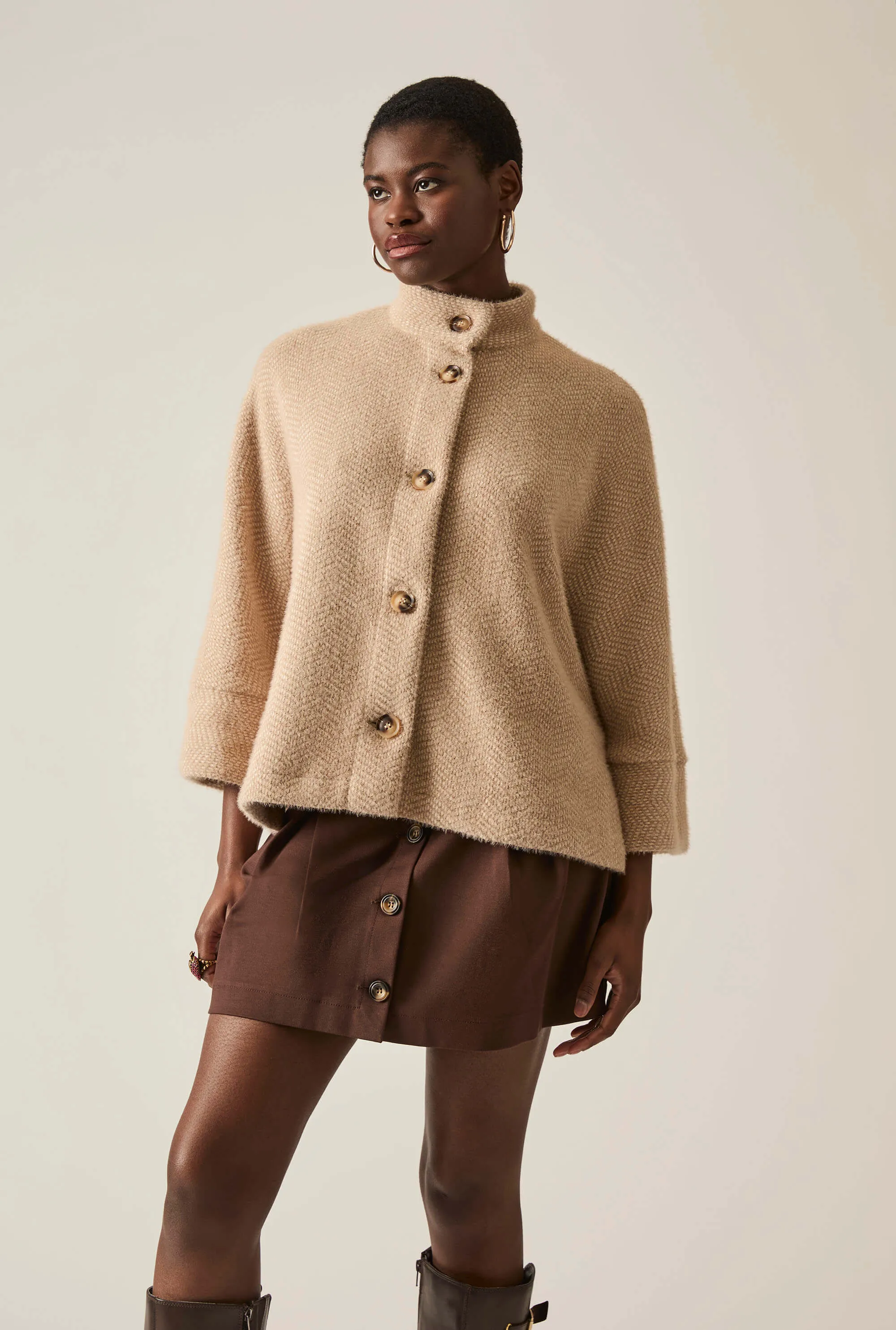 Batwing Camel Jacket
