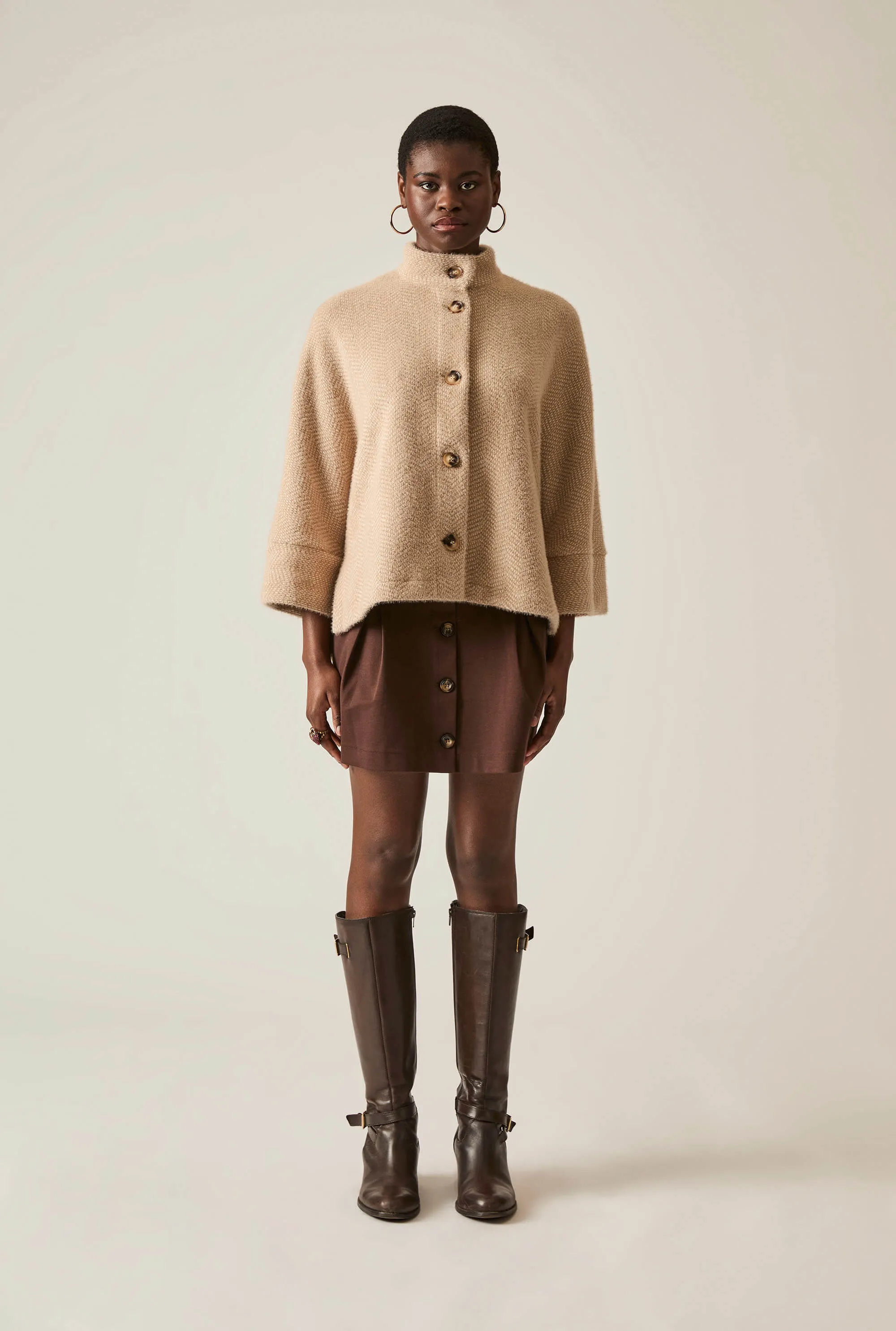 Batwing Camel Jacket