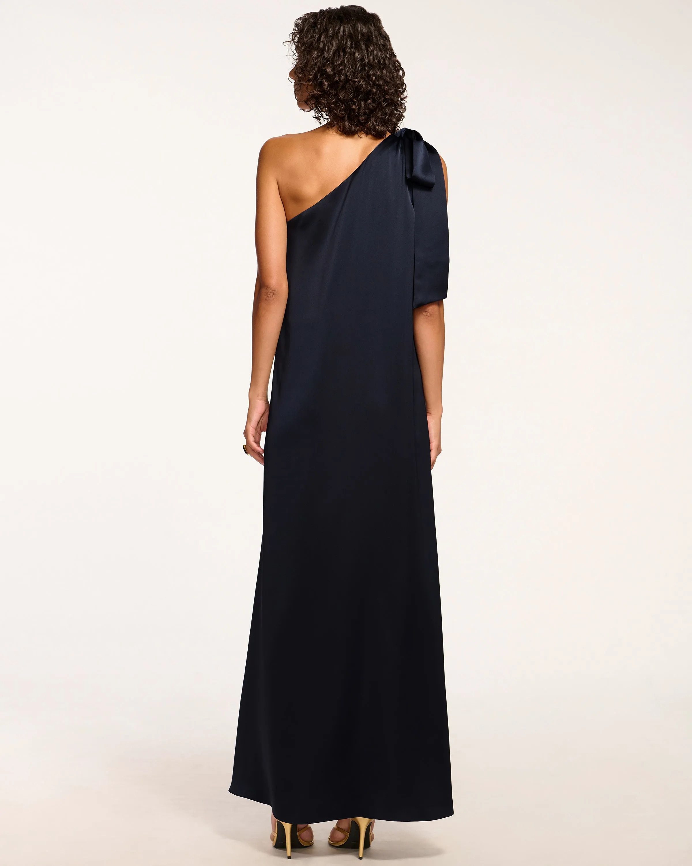 Benita One-Shoulder Gown
