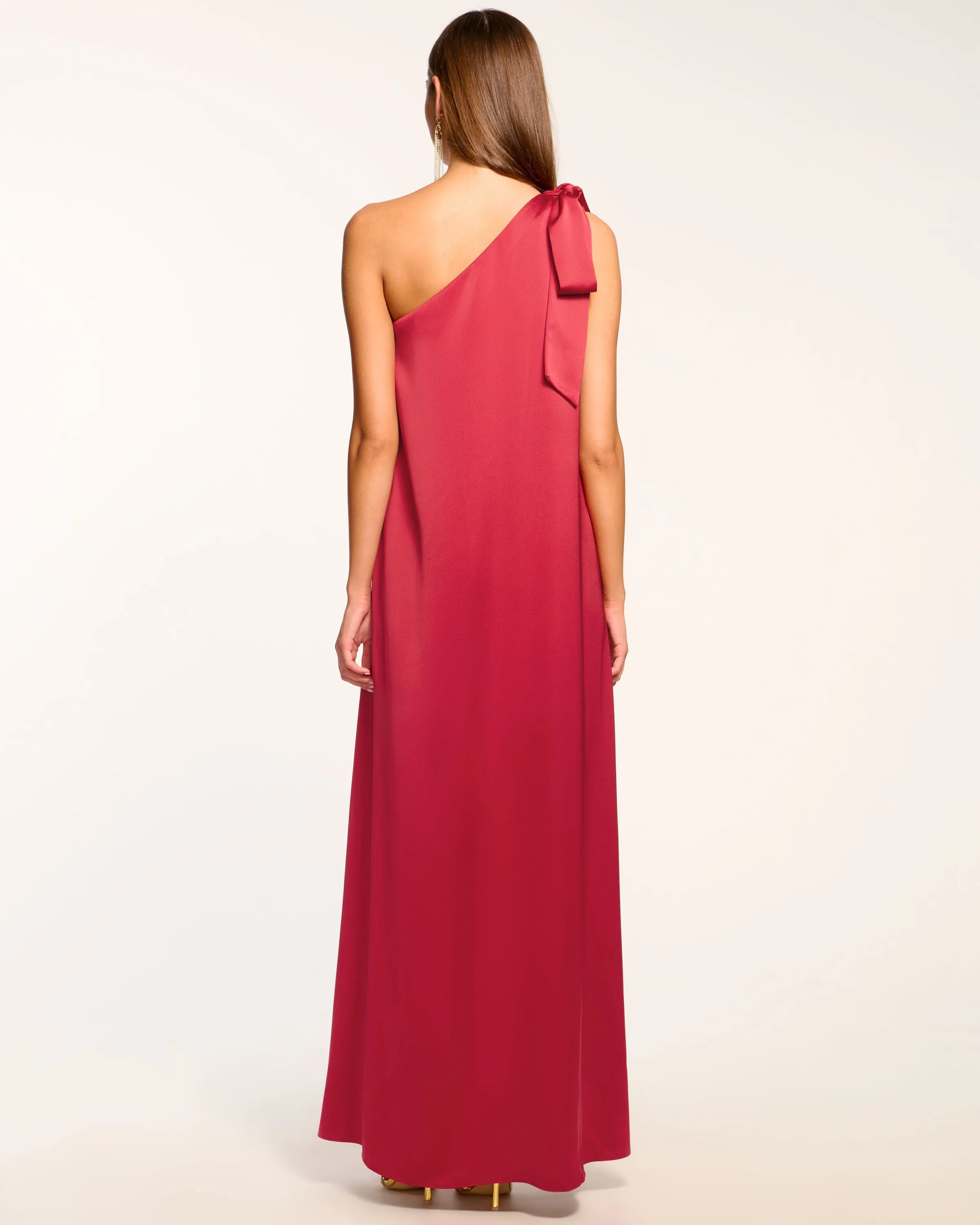 Benita One-Shoulder Gown