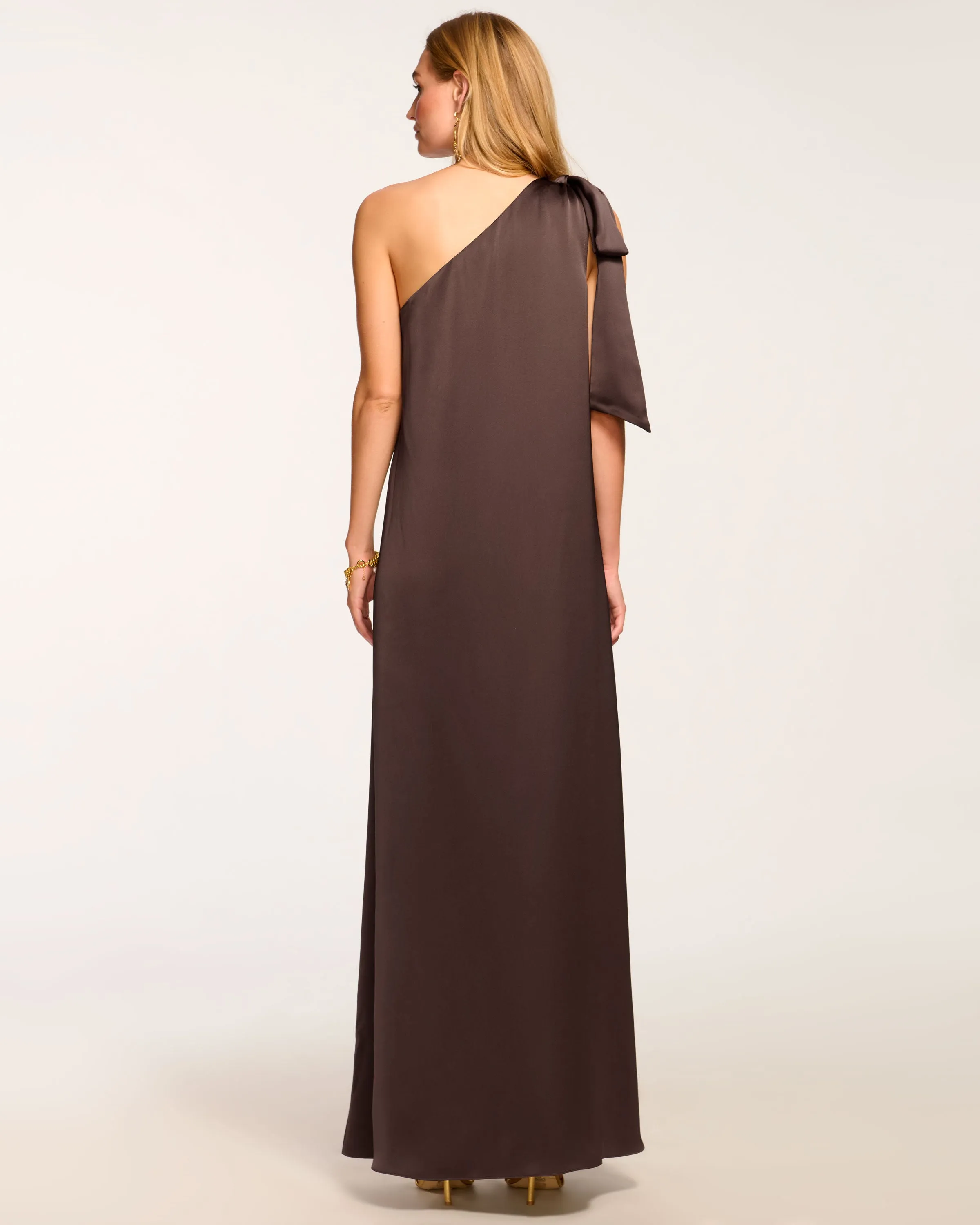 Benita One-Shoulder Gown