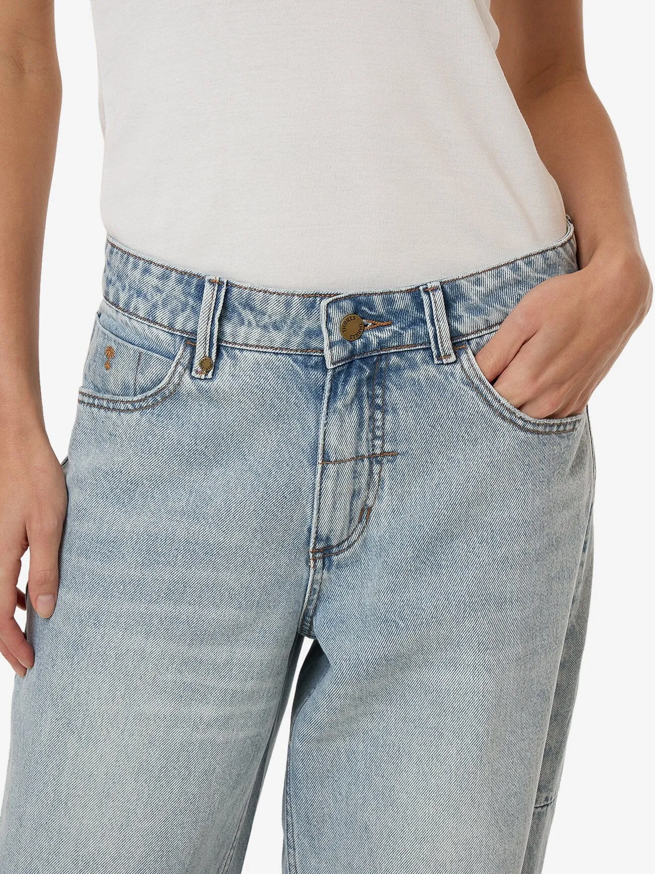 Billie Low Rise Baggy Jean - Tainted Blue