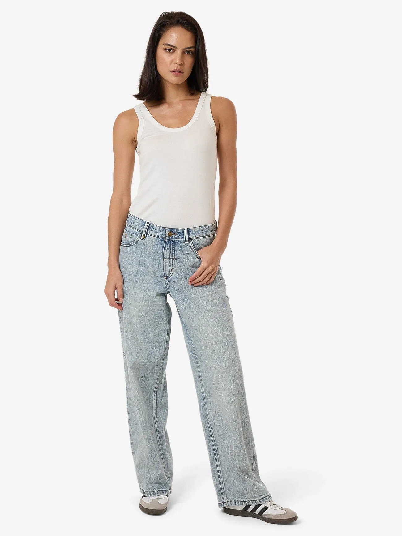 Billie Low Rise Baggy Jean - Tainted Blue
