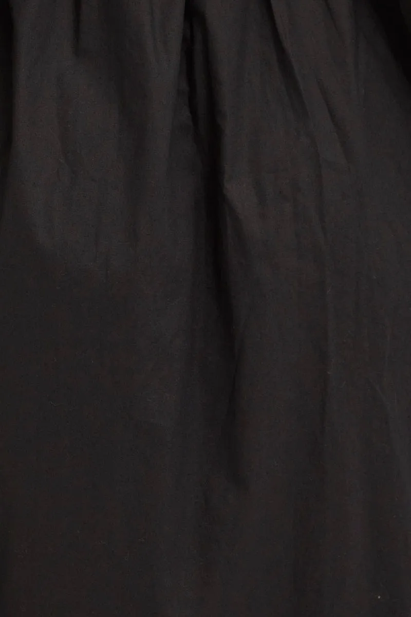Black Dress Off Shoulder Maxi