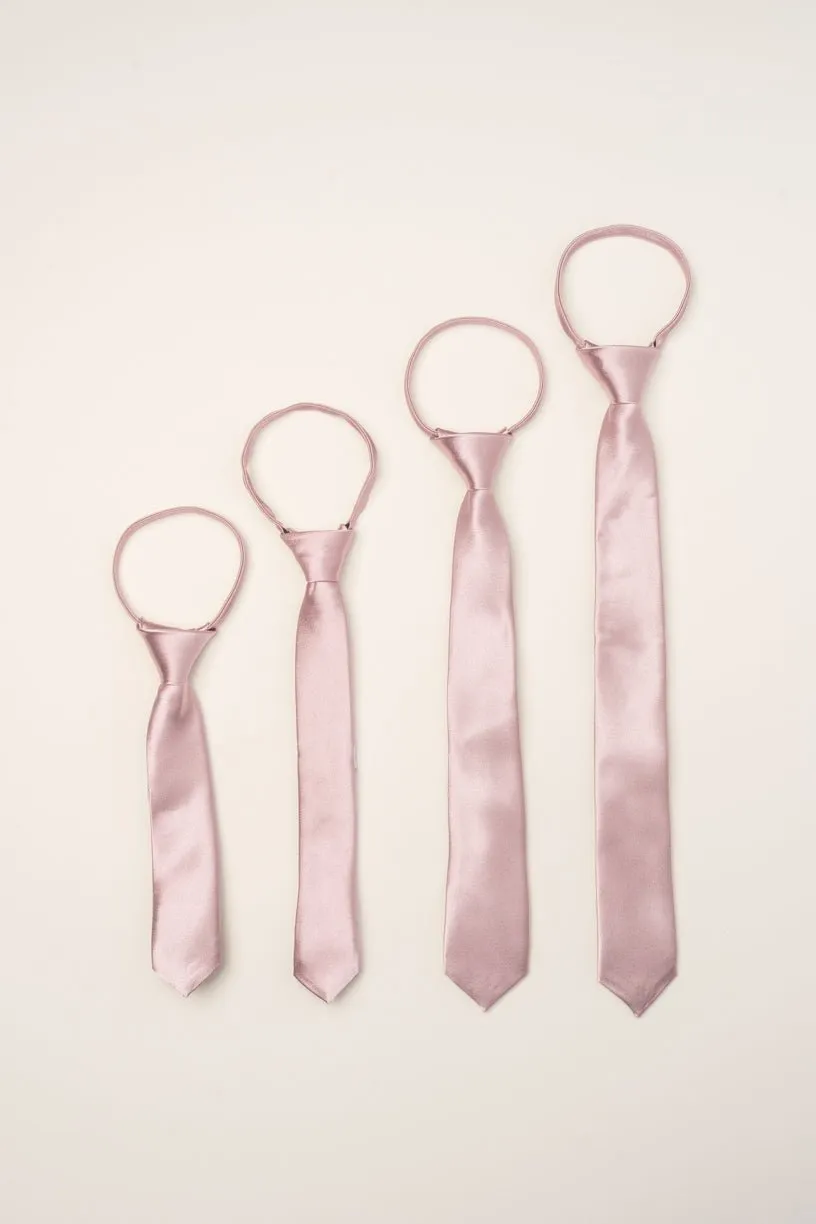 Boys Max Tie in Blush