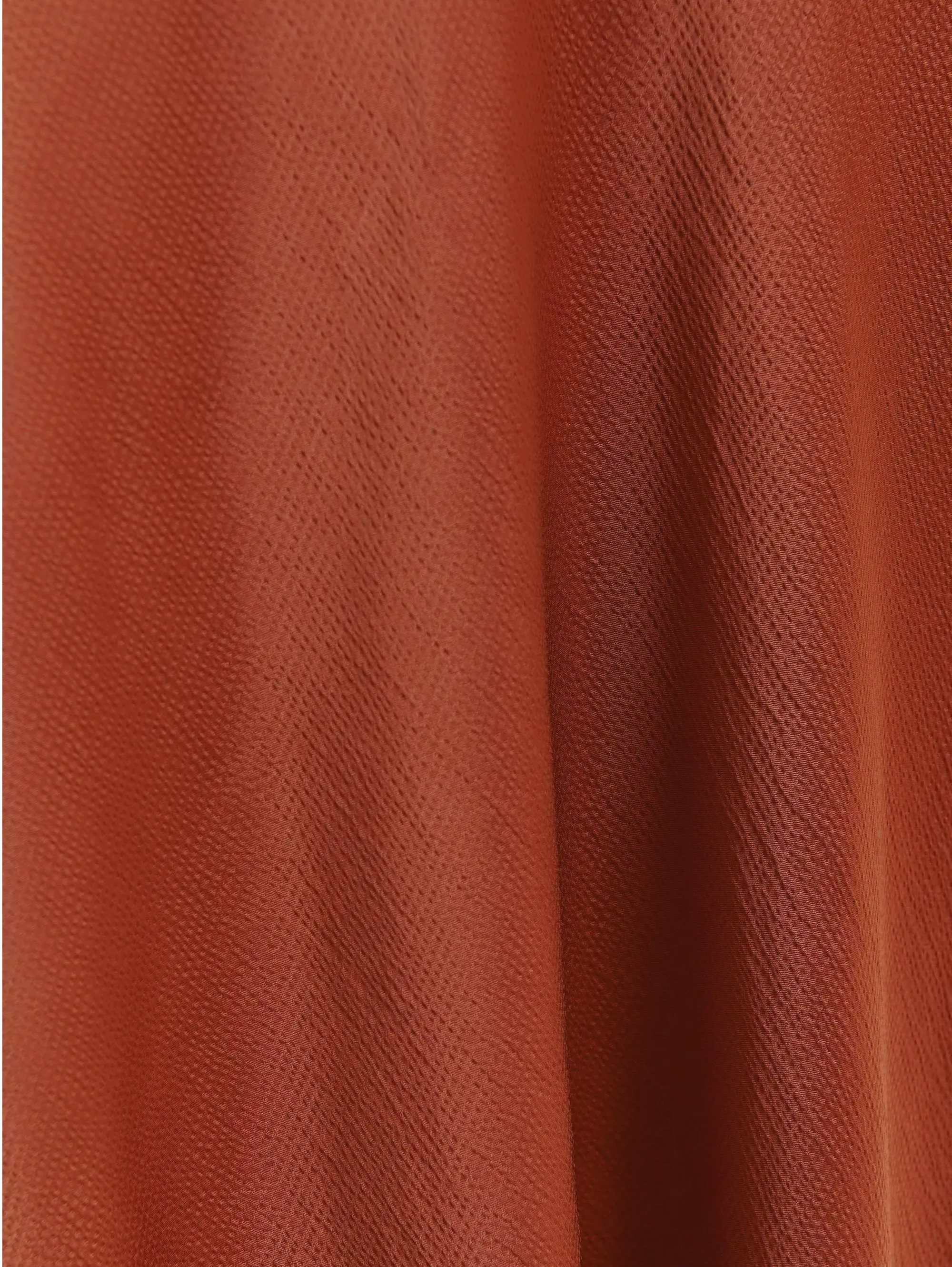 Brown Satin Long Dress