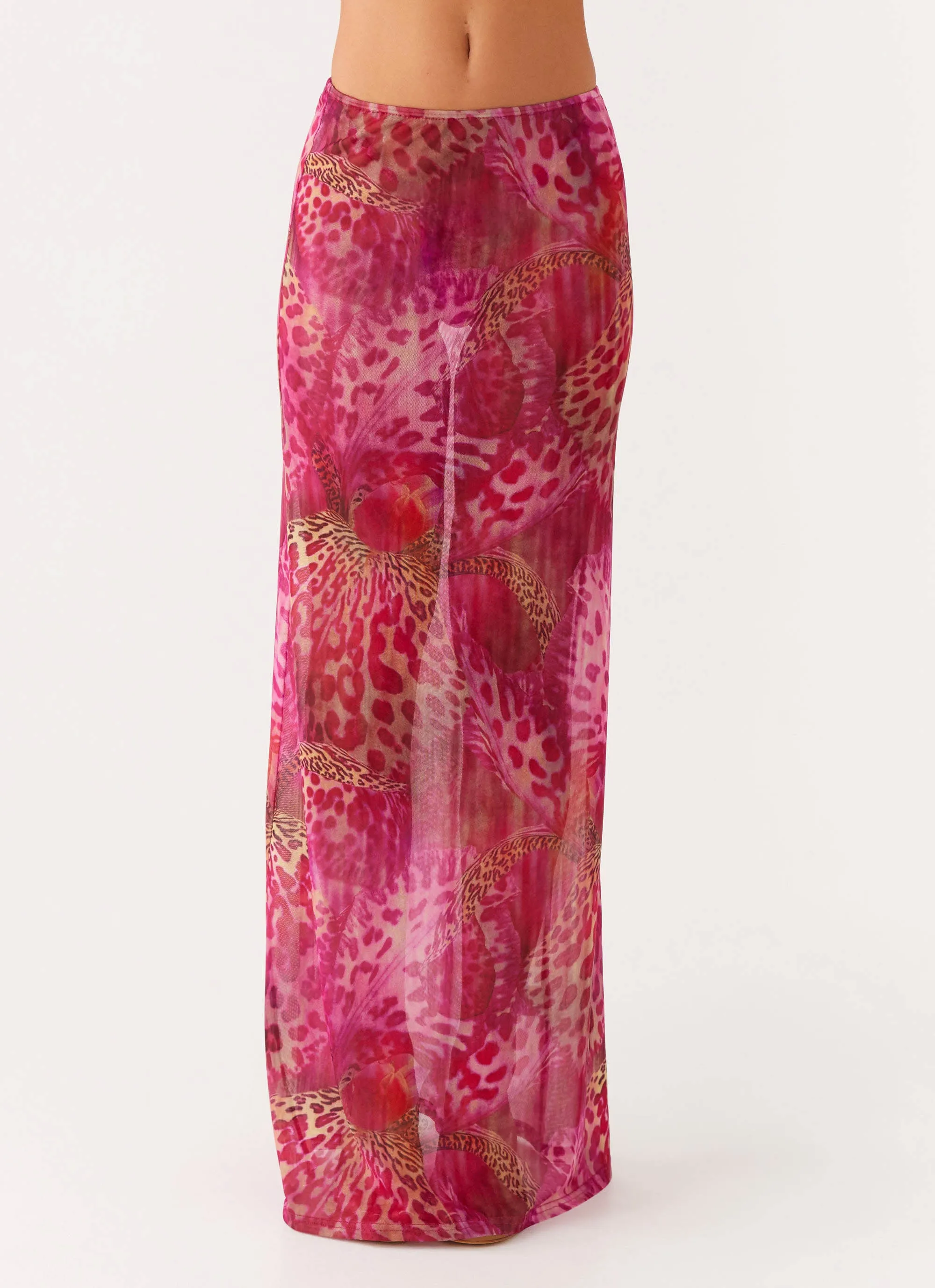 Camellia Maxi Skirt - Lavender Lagoon