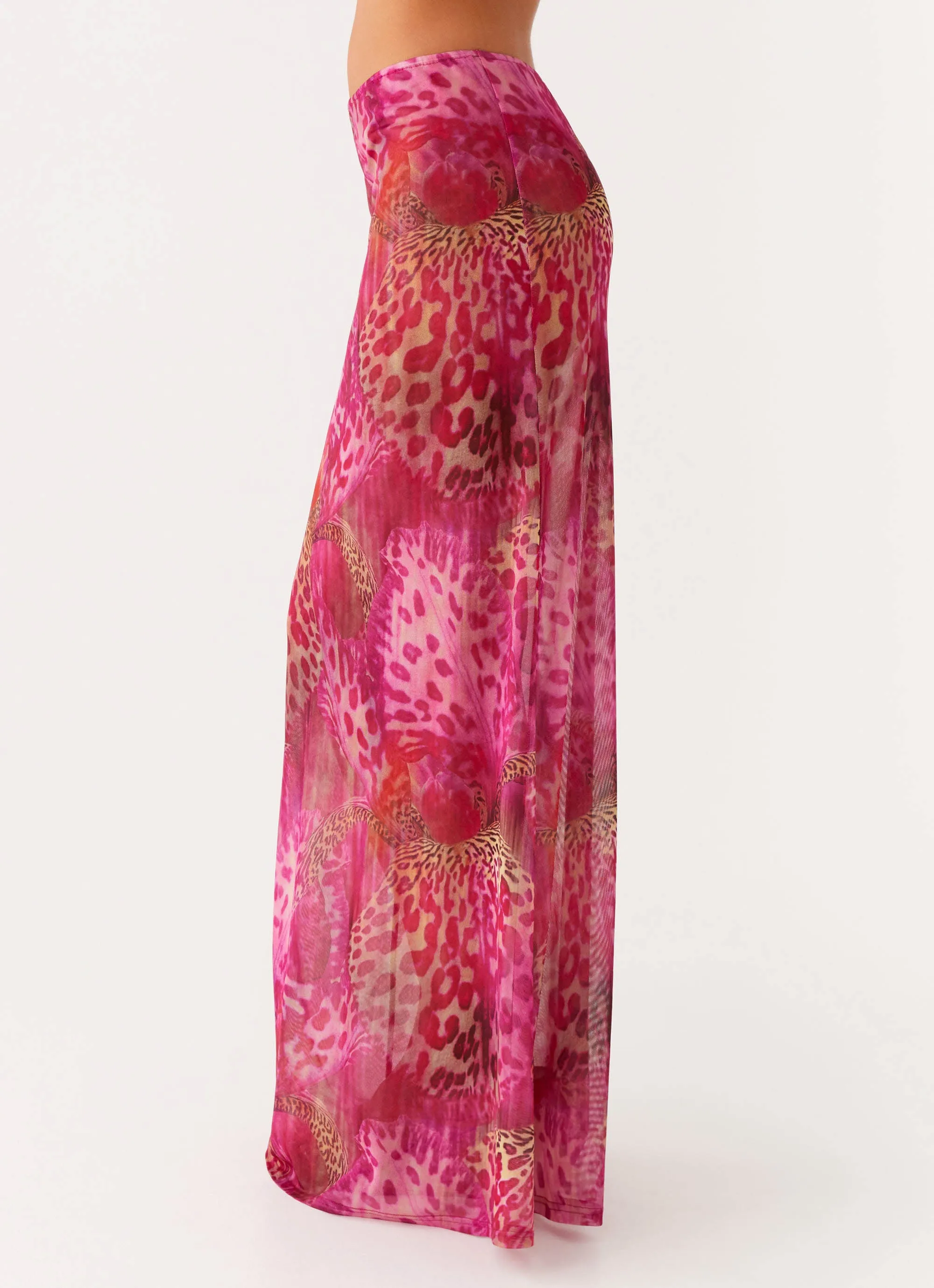 Camellia Maxi Skirt - Lavender Lagoon