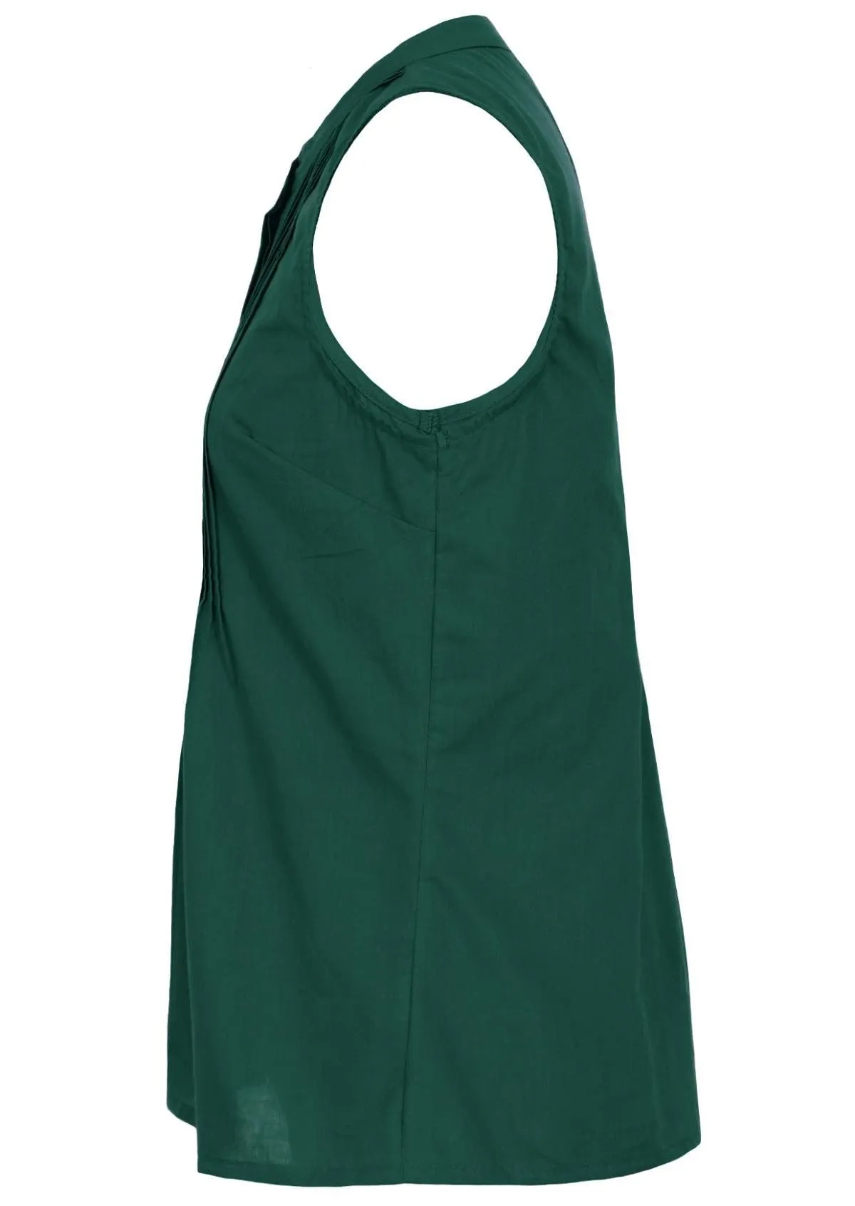 Camille Top Hunter Green