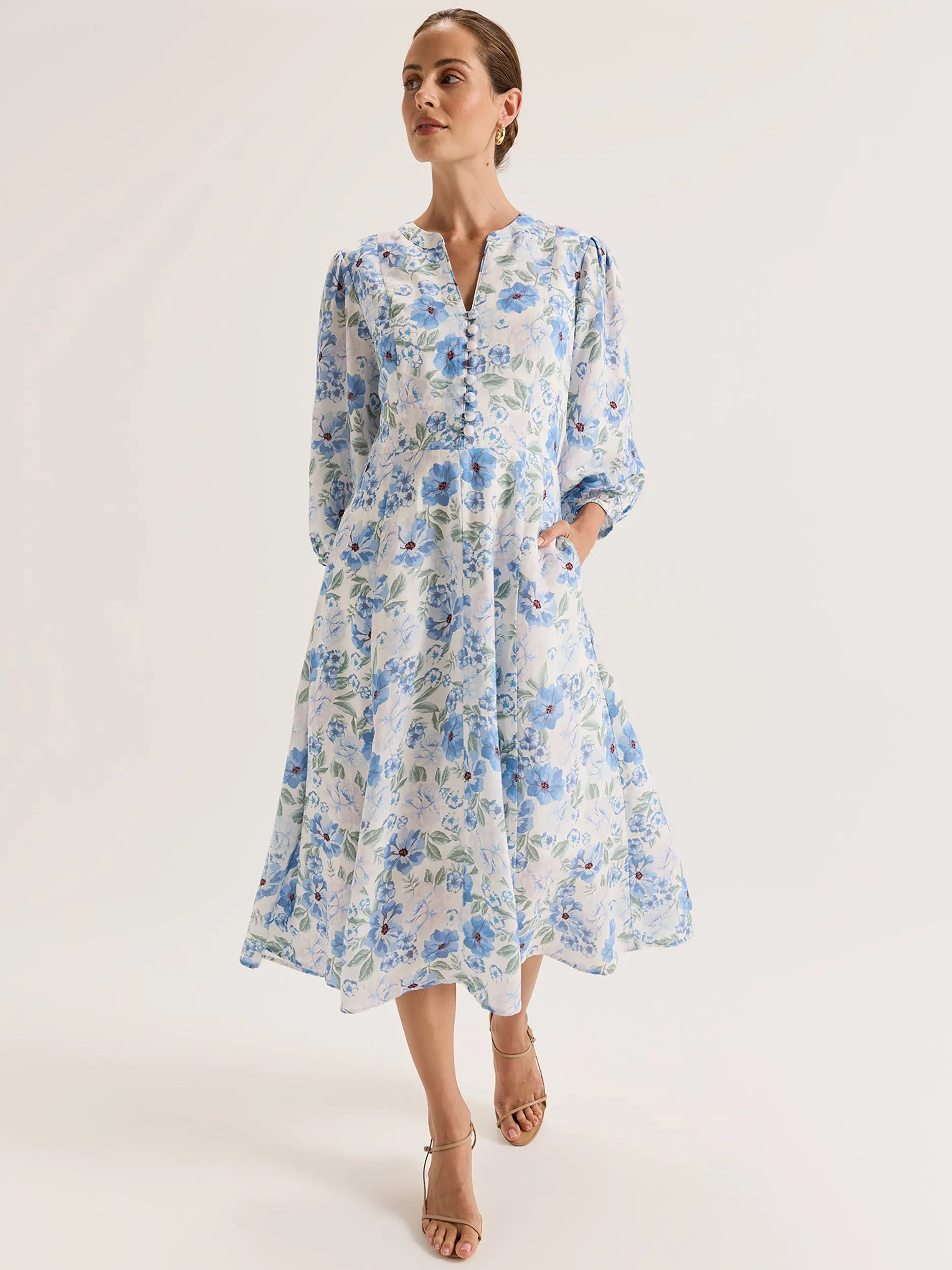 Chelsea Floral Midi Dress