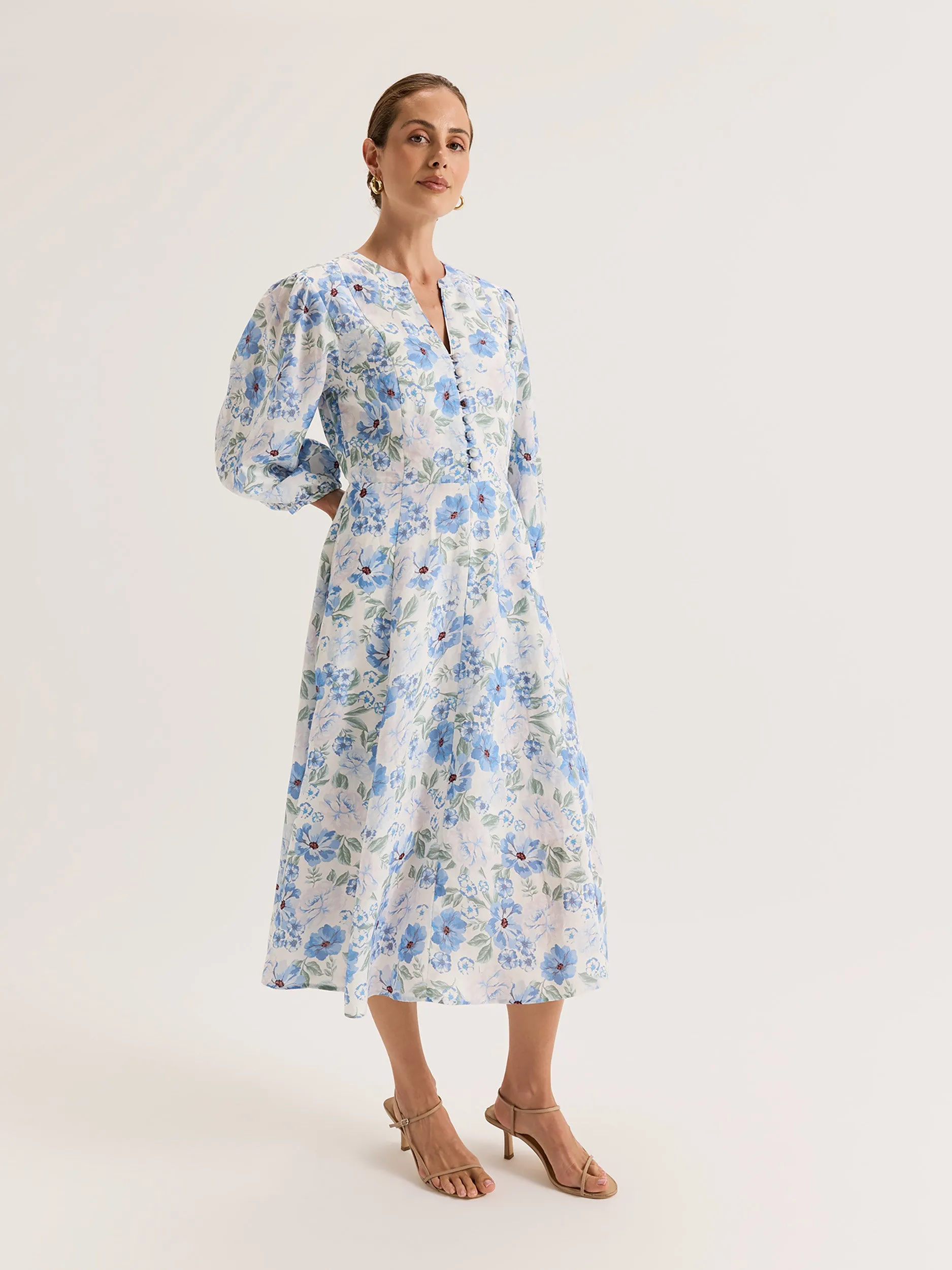 Chelsea Floral Midi Dress