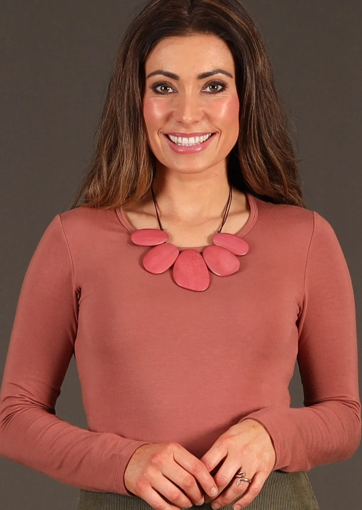 Cleo Necklace Tulip Pink