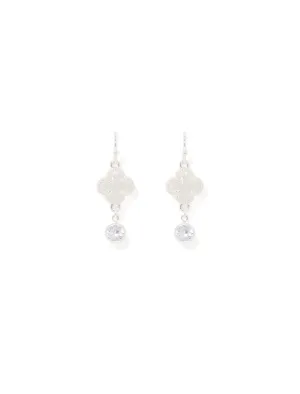 Clover Crystal Earrings