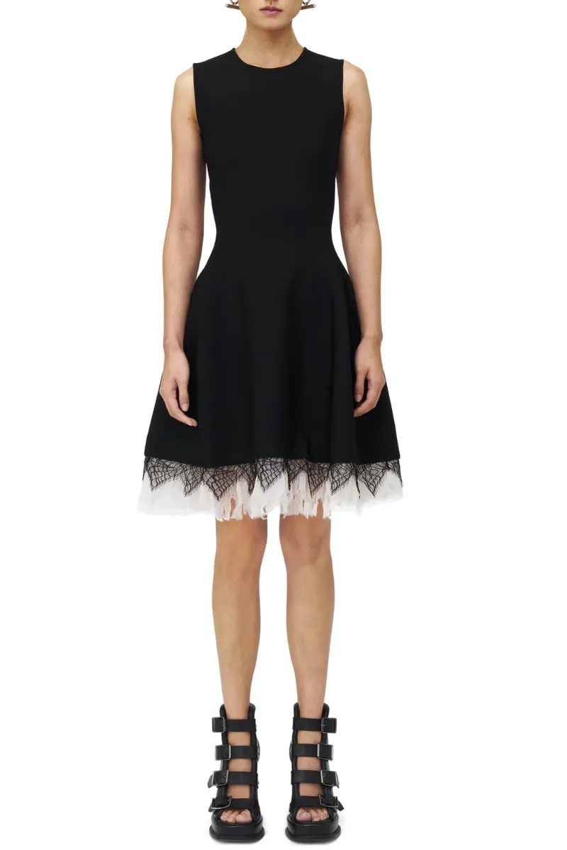 Cobweb Lace Knit Dress