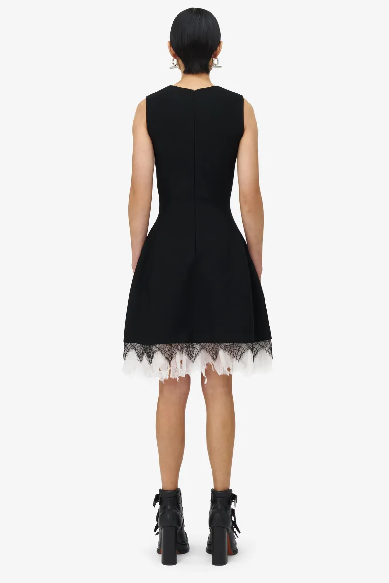 Cobweb Lace Knit Dress