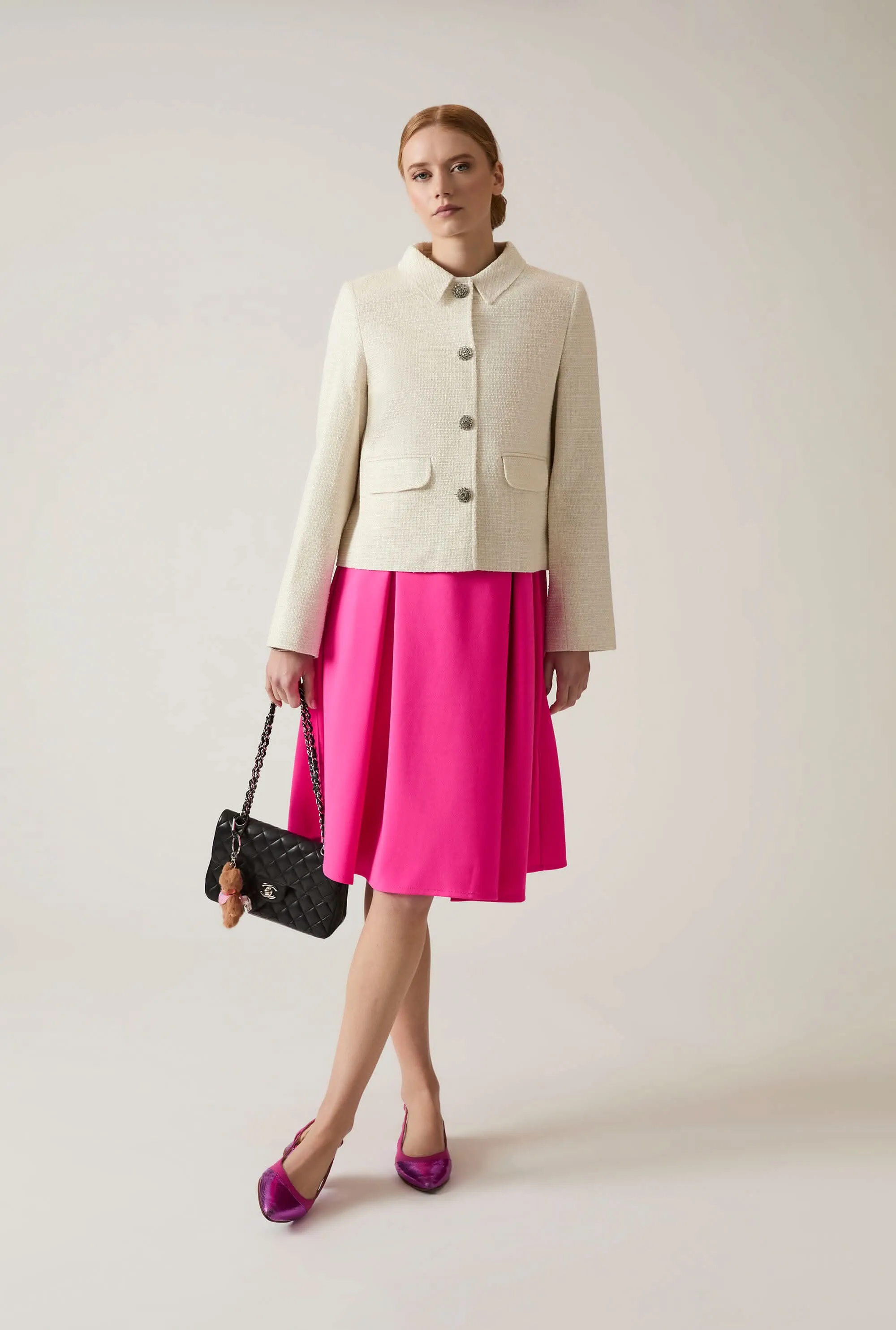 Cream Tweed Jacket