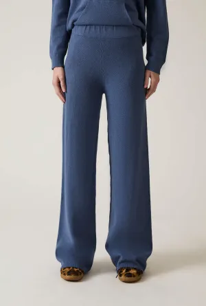 Denim Knitted Trousers