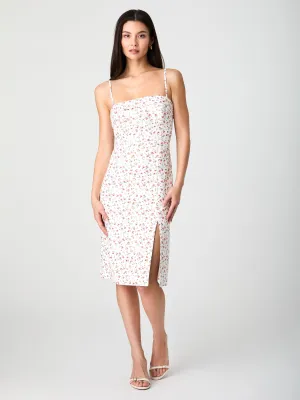 Echo Crepe Strappy Midi Dress