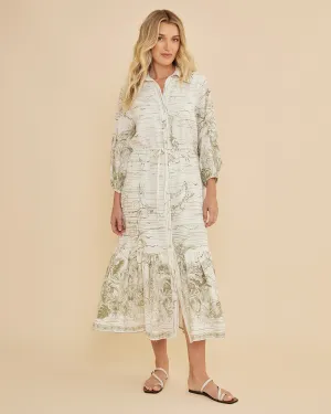 Eden Collared Midi Dress