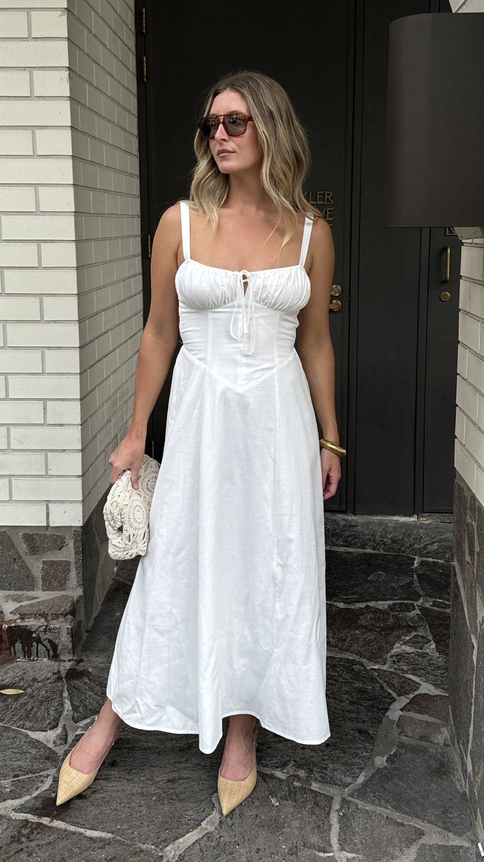 Emalee Maxi Dress - White
