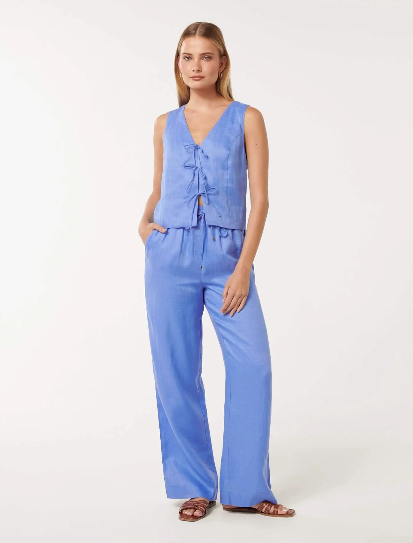 Erin Tie Front Waistcoat