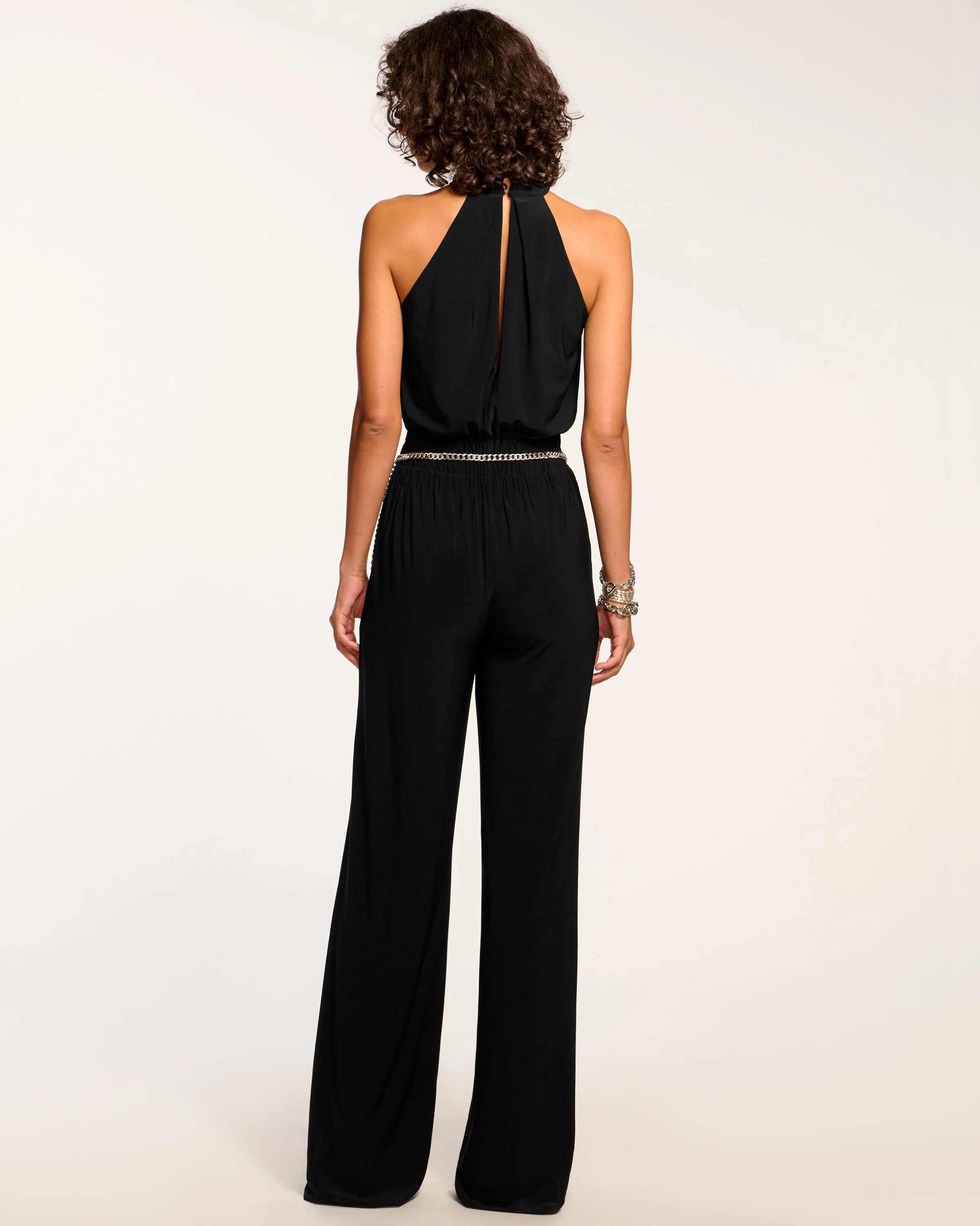 Femi Jersey Halter Neck Jumpsuit