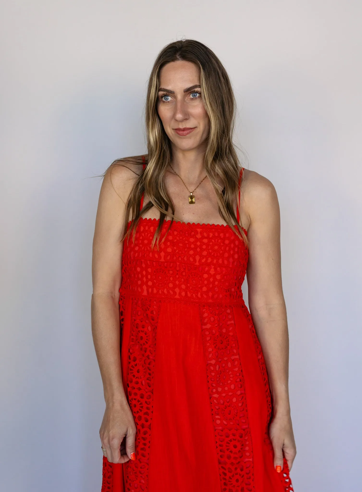 Florence Lace Maxi Dress
