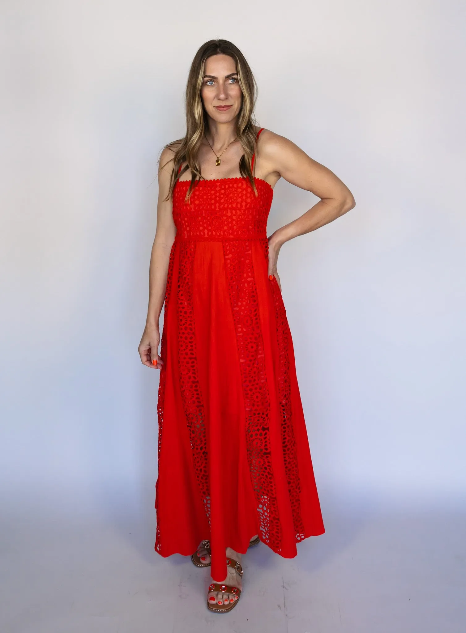 Florence Lace Maxi Dress