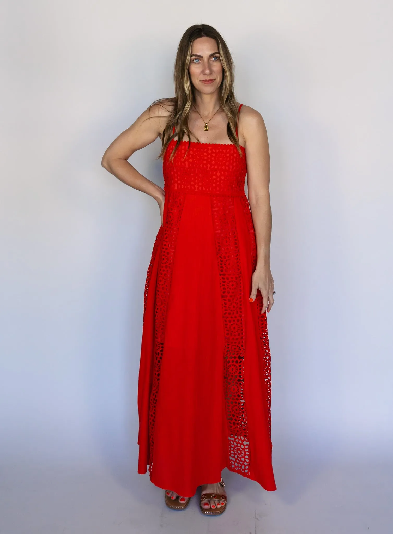Florence Lace Maxi Dress