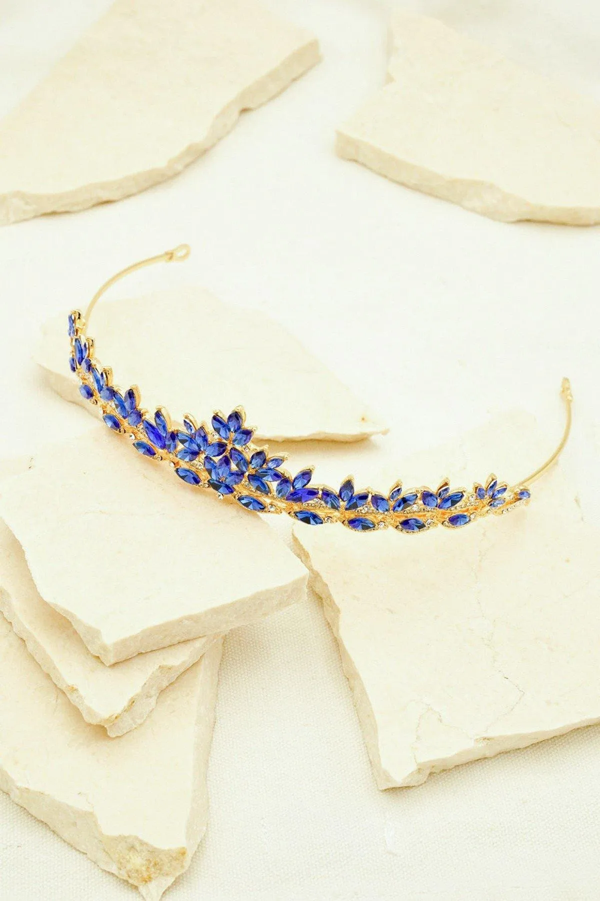 Garden Inspired Rhinestones Wedding Tiara Crown