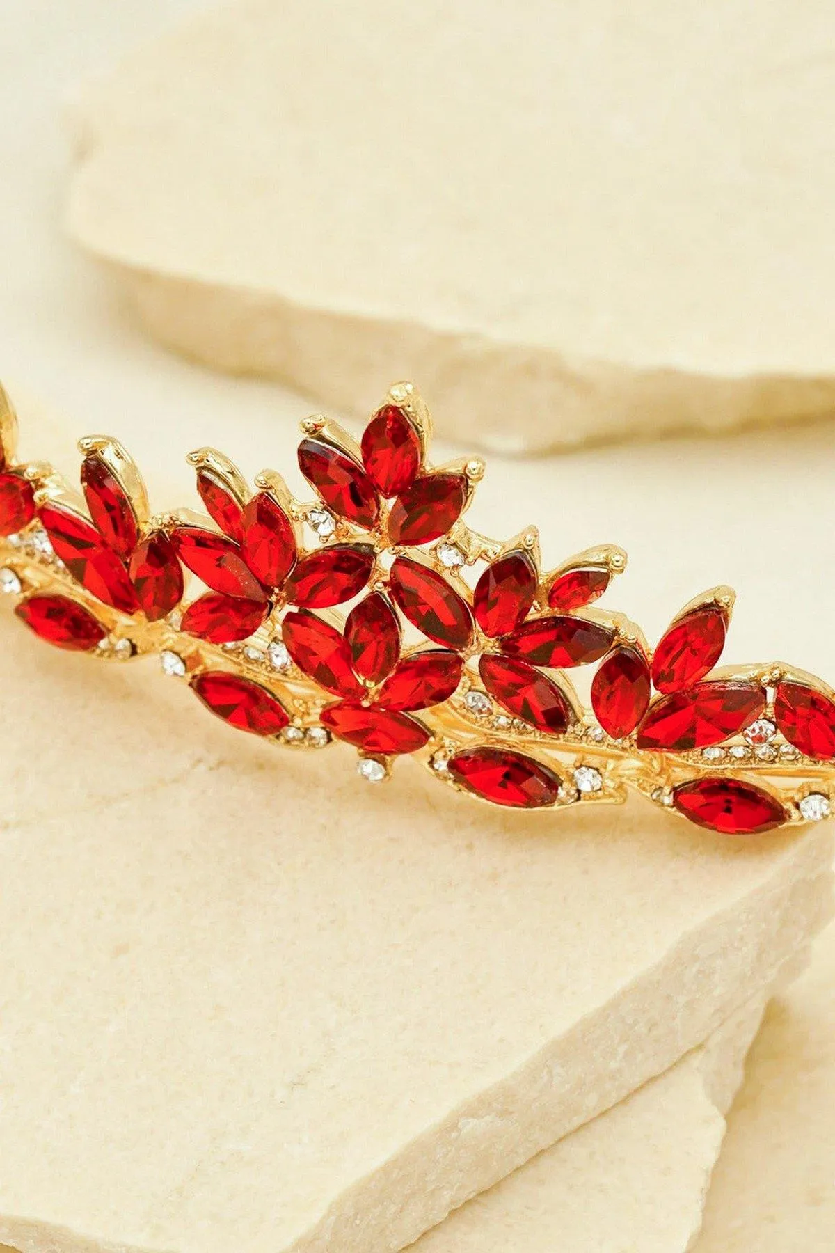Garden Inspired Rhinestones Wedding Tiara Crown