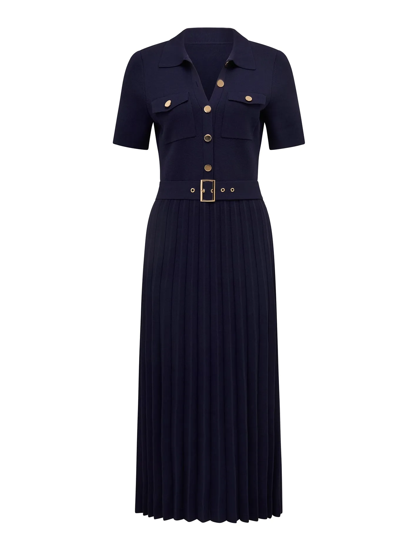 Gigi Utility Midi Knit Dress