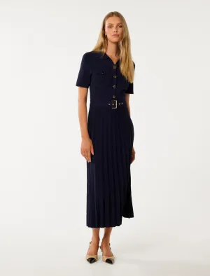 Gigi Utility Midi Knit Dress