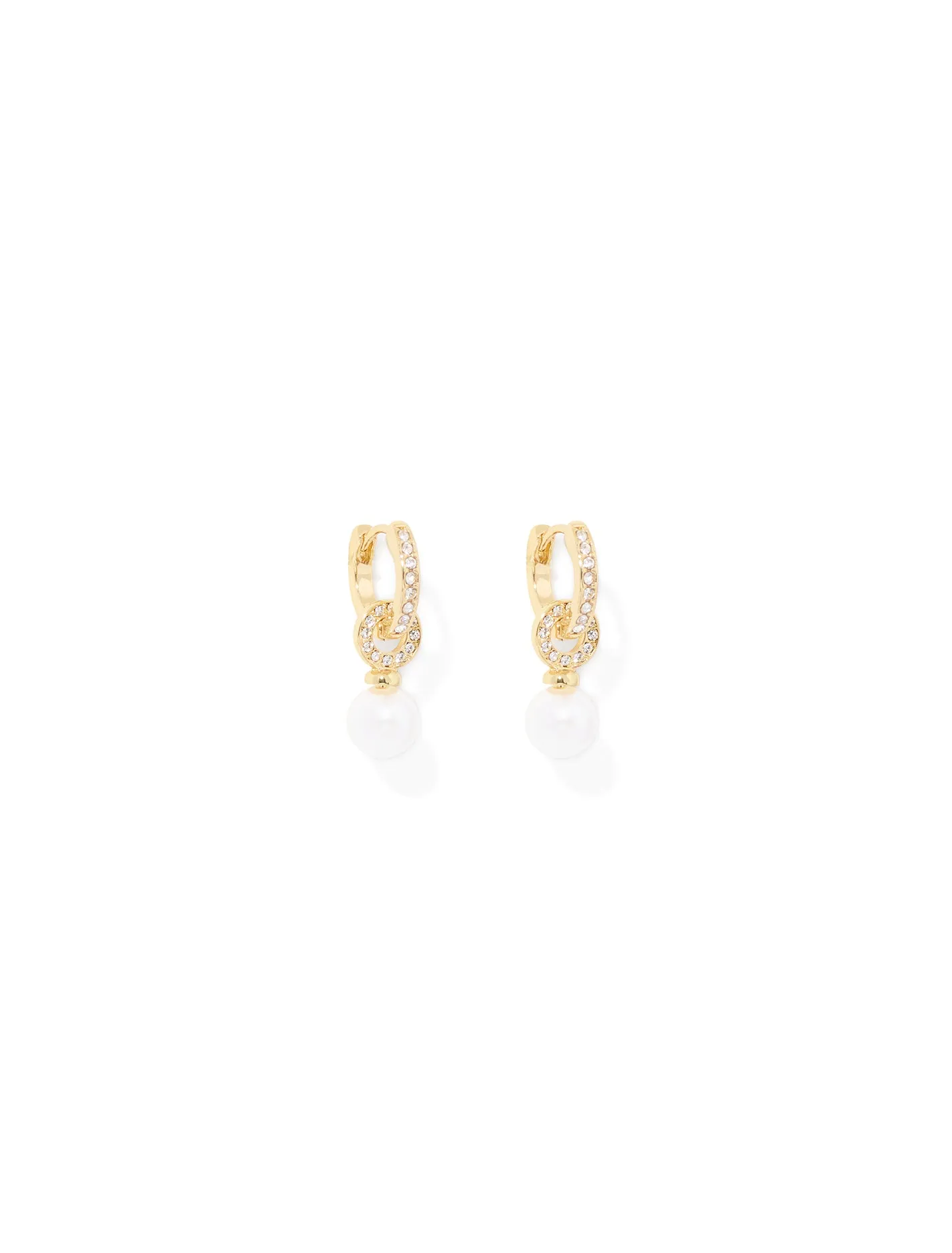 Grace Pearl Crystal Drop Earrings