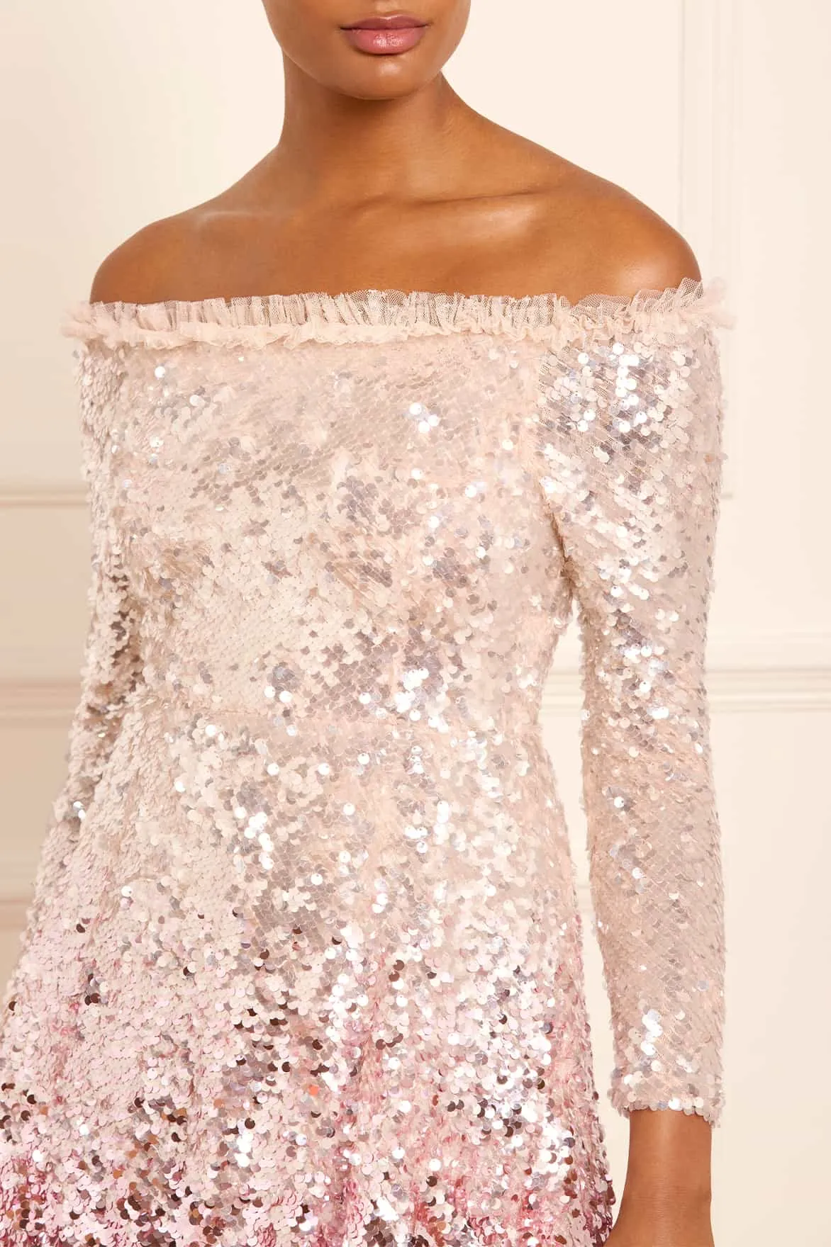 Hallie Ombre Ankle Gown