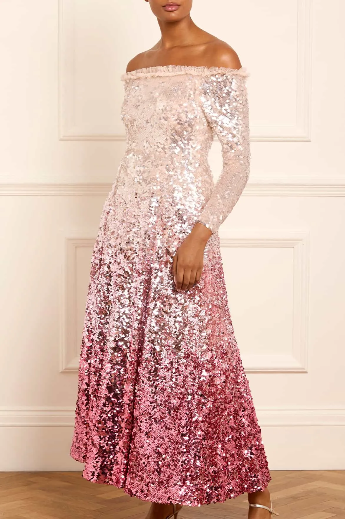 Hallie Ombre Ankle Gown