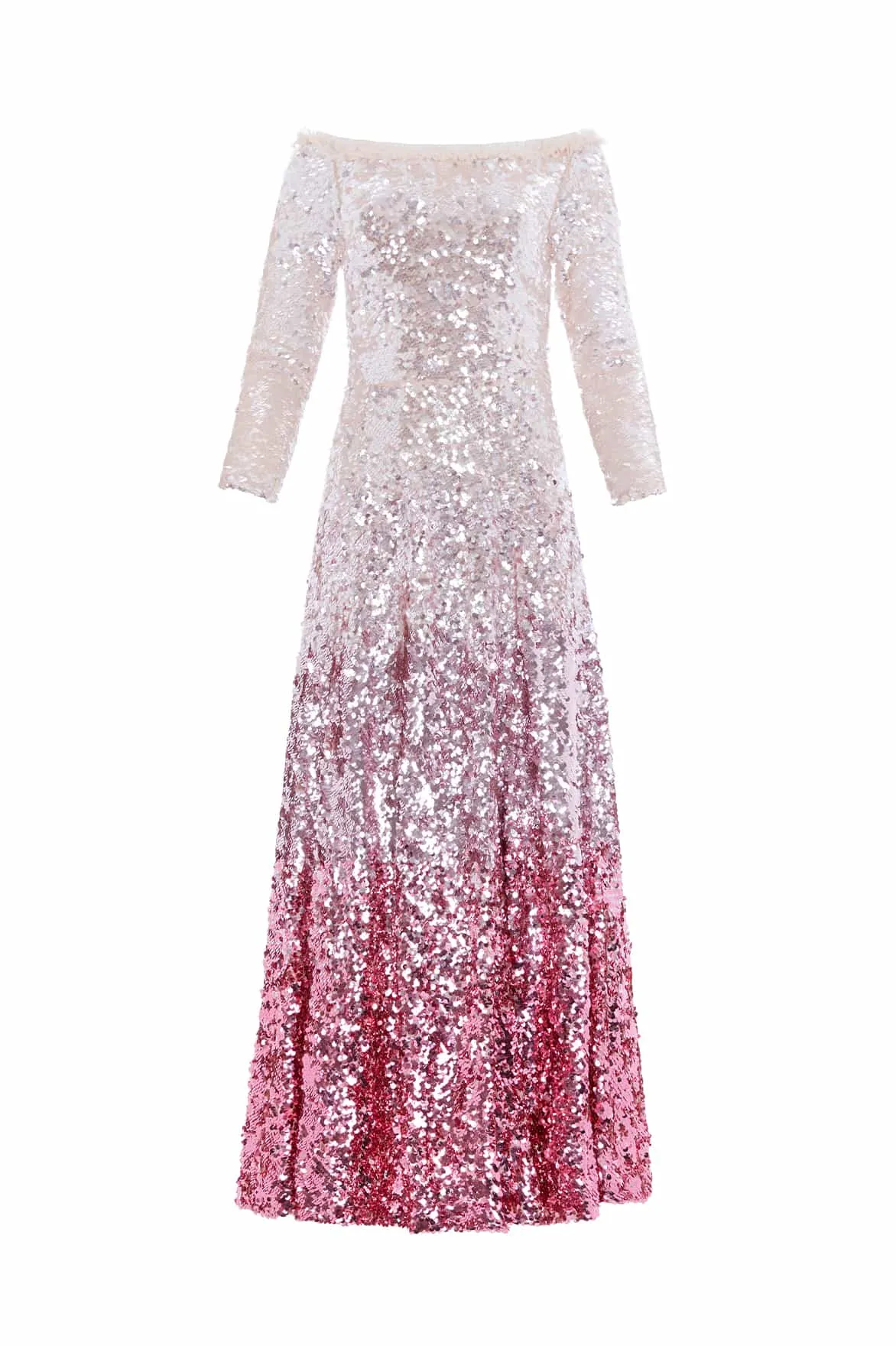Hallie Ombre Ankle Gown