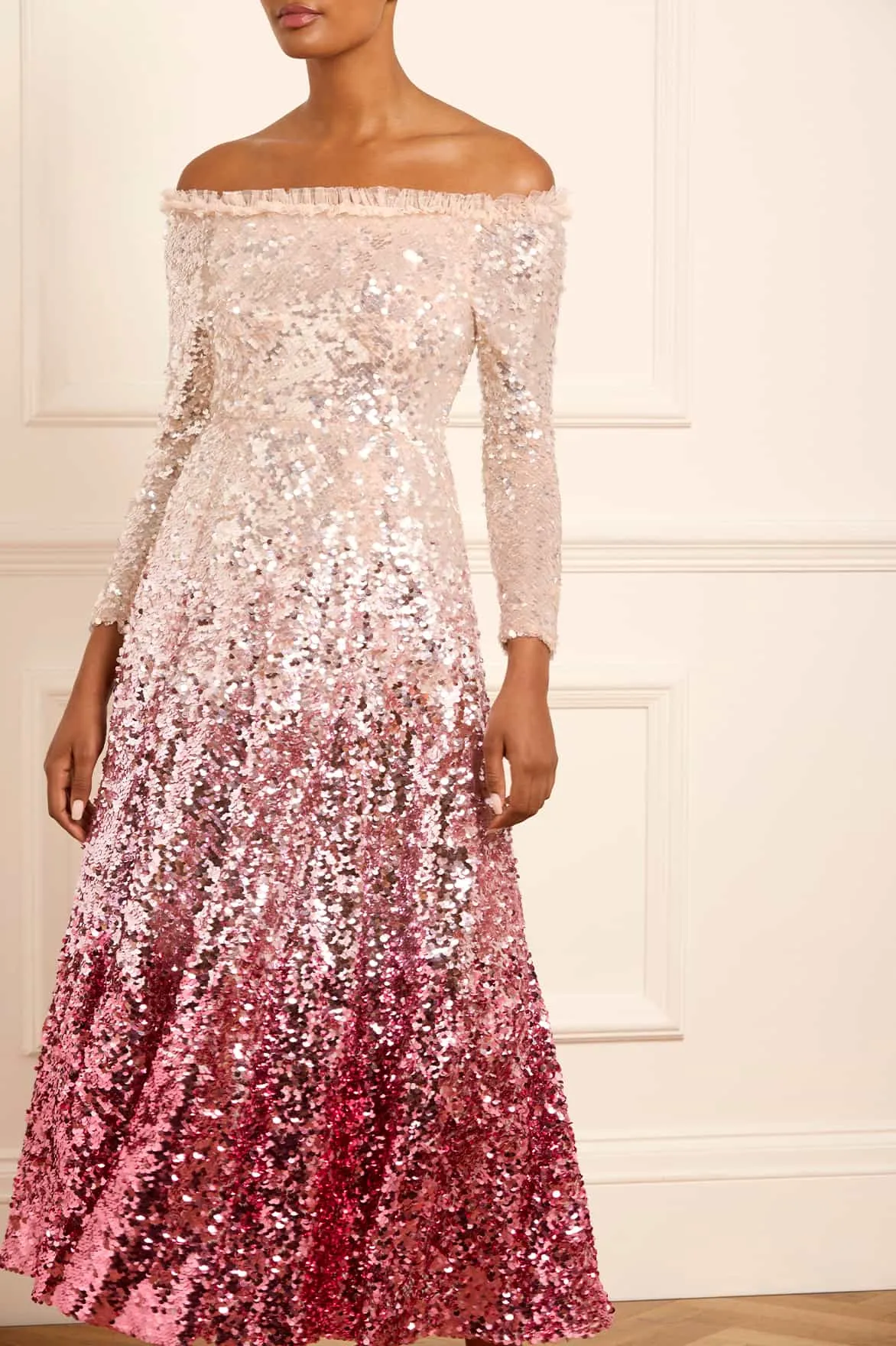 Hallie Ombre Ankle Gown