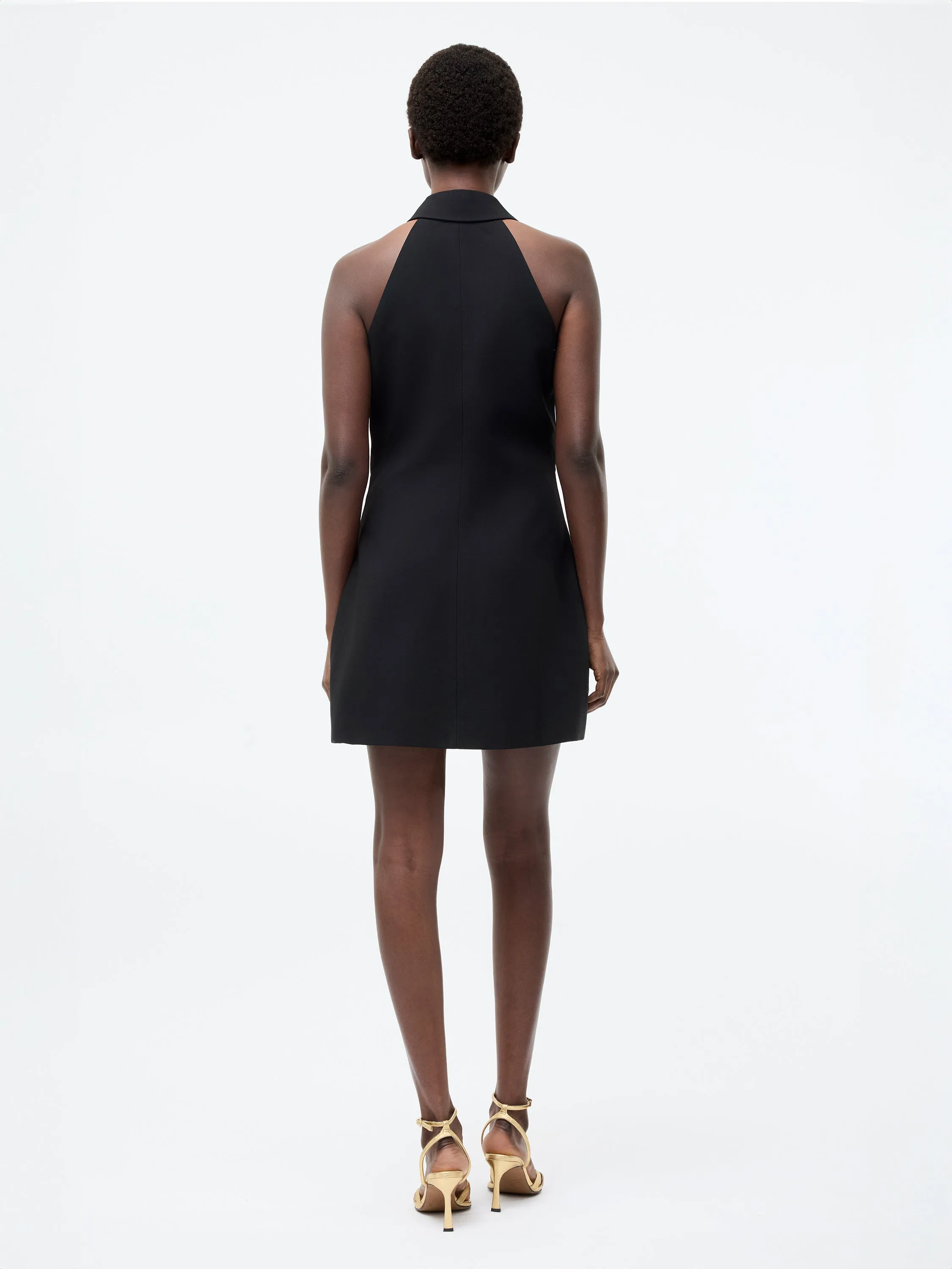 Halter Blazer Dress