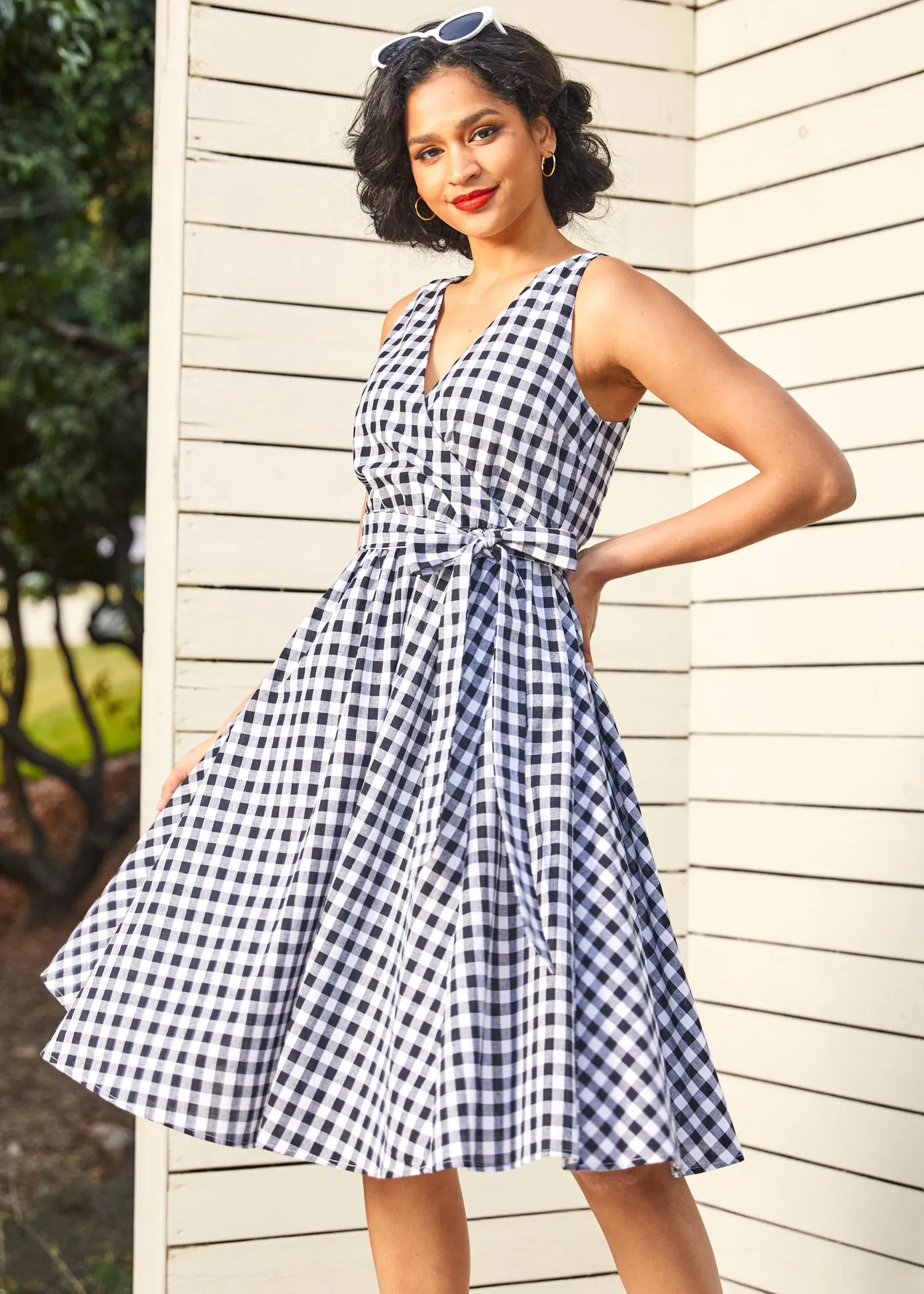 Instant Energy Faux-Wrap Dress