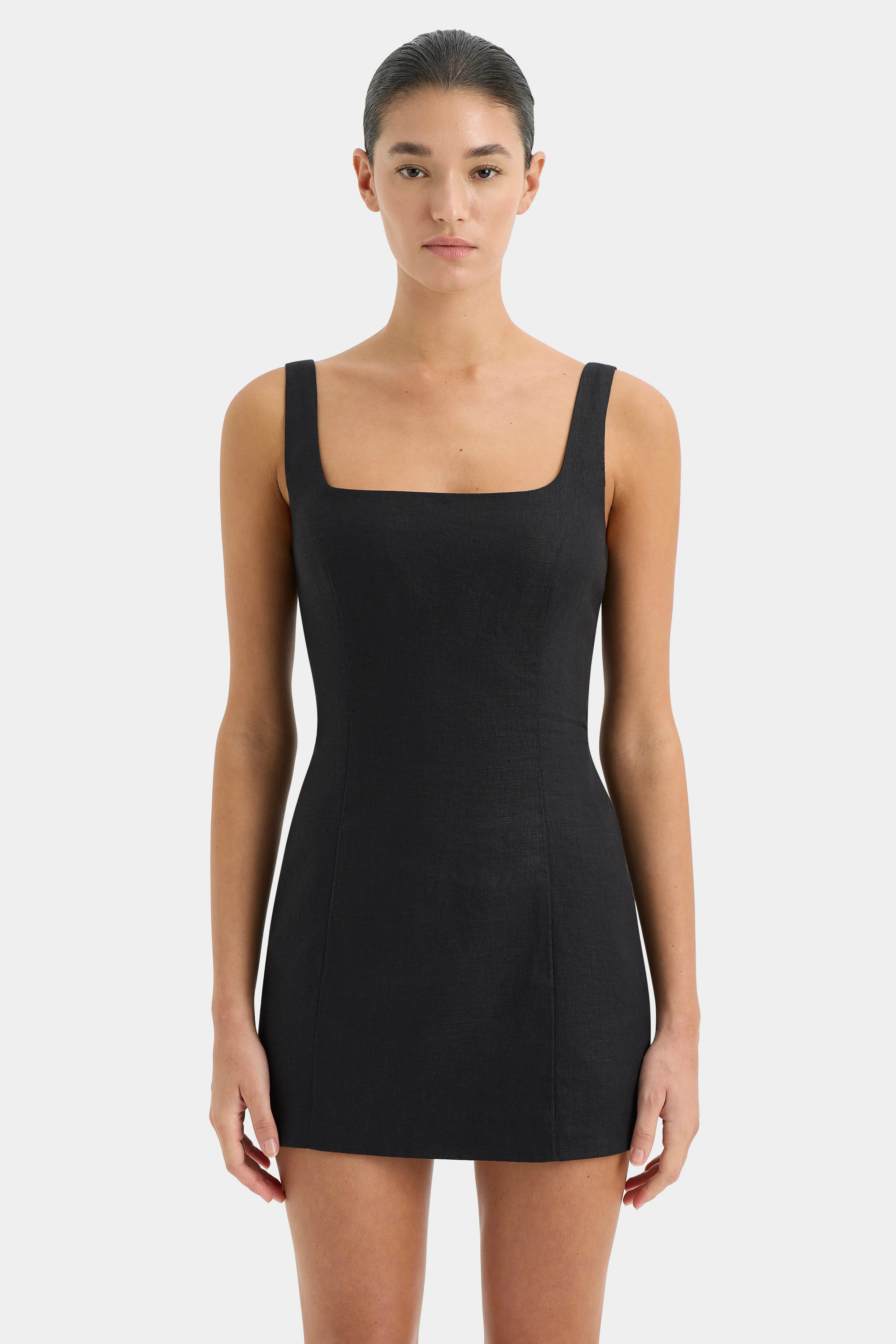 Iris Tie Mini Dress