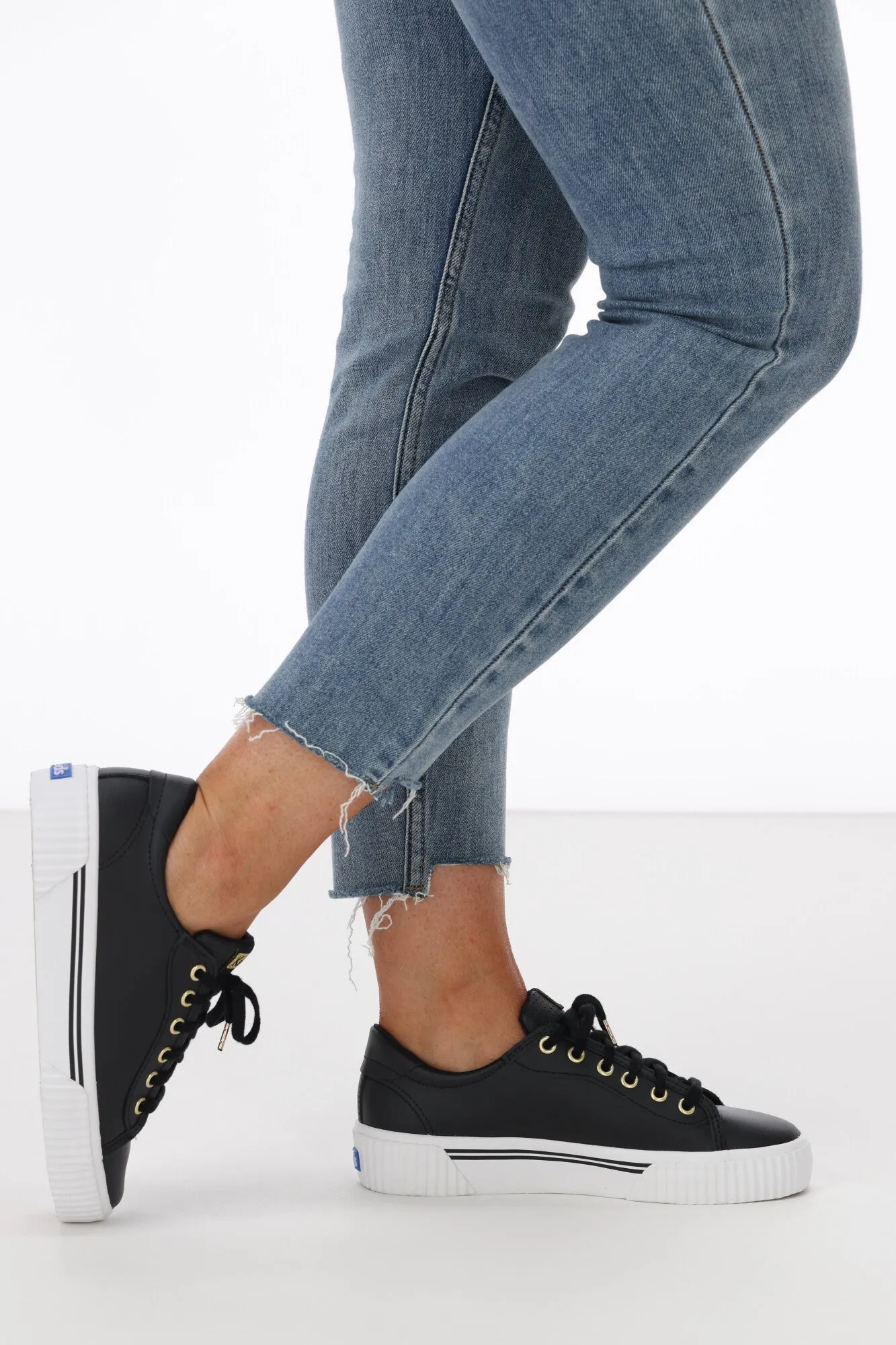 Keds Crew Kick Alto Leather Sneaker Black
