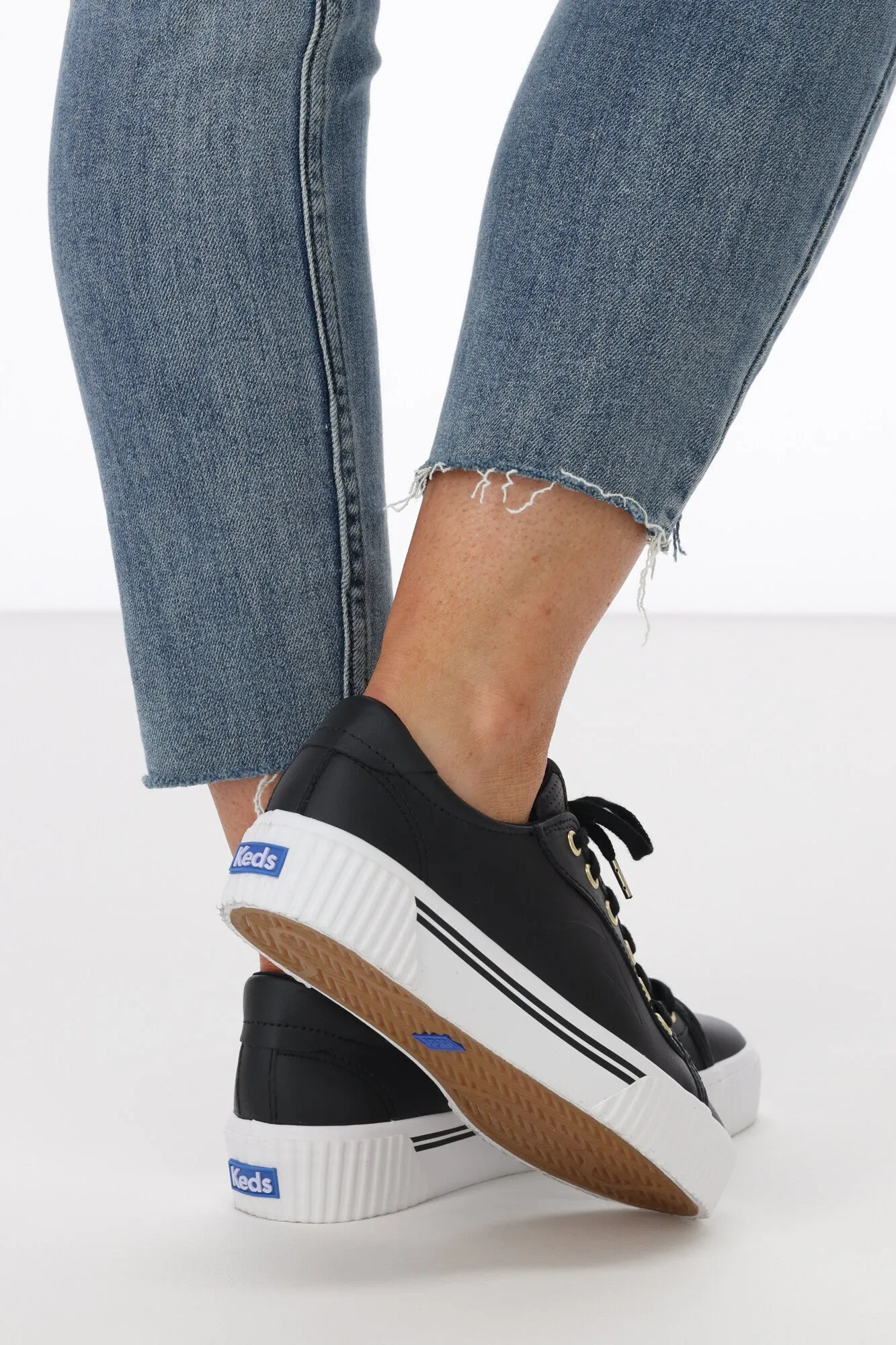 Keds Crew Kick Alto Leather Sneaker Black