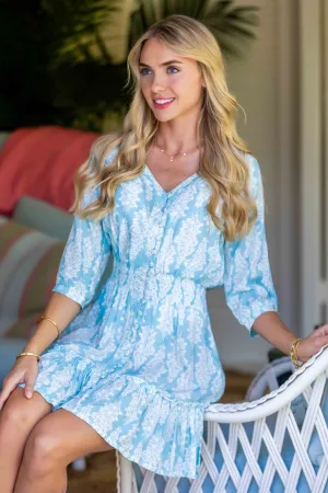 Kelsey Dress Short / Topaz