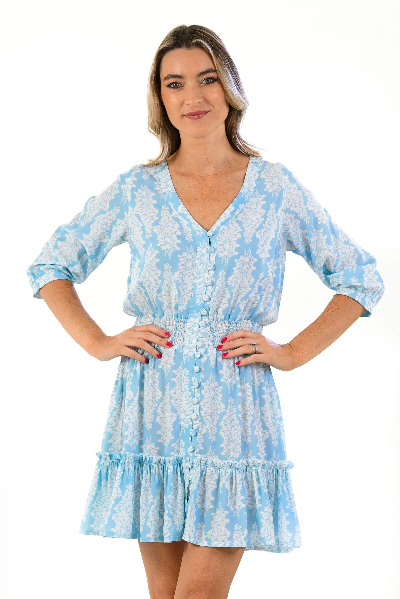Kelsey Dress Short / Topaz