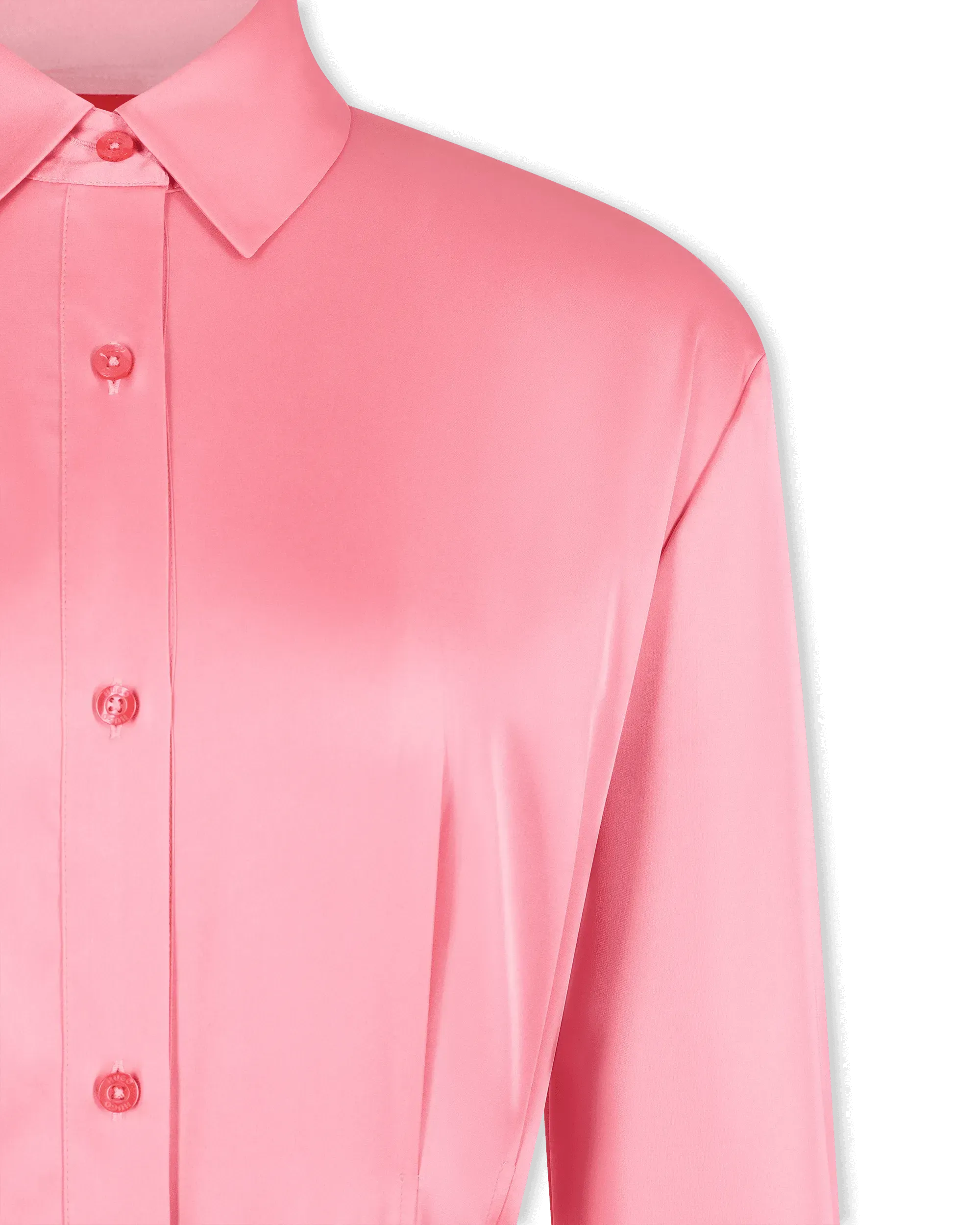 Kleoma Satin Shirt Dress